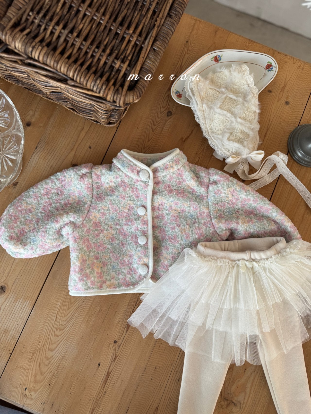 High neck fleece jacket