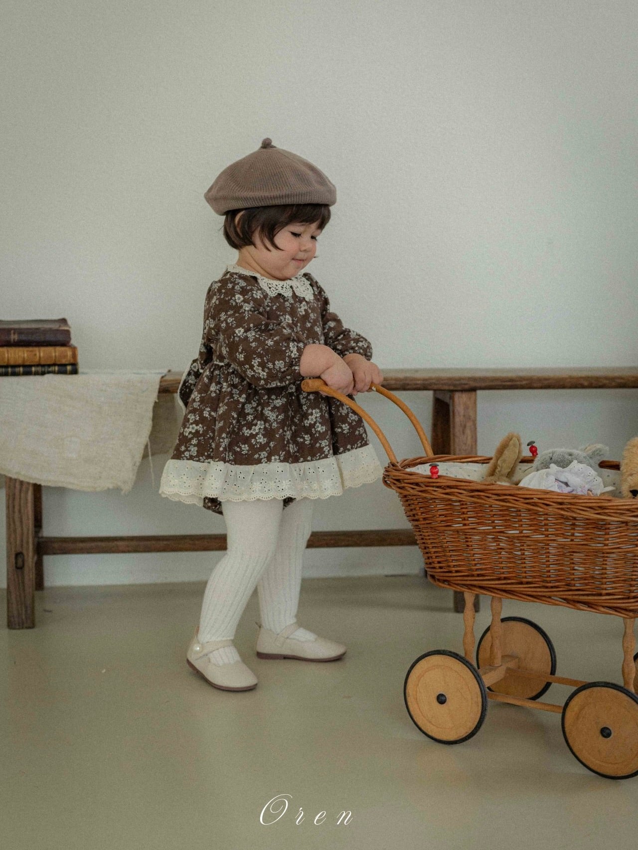 Serena flower padded rompers (baby)