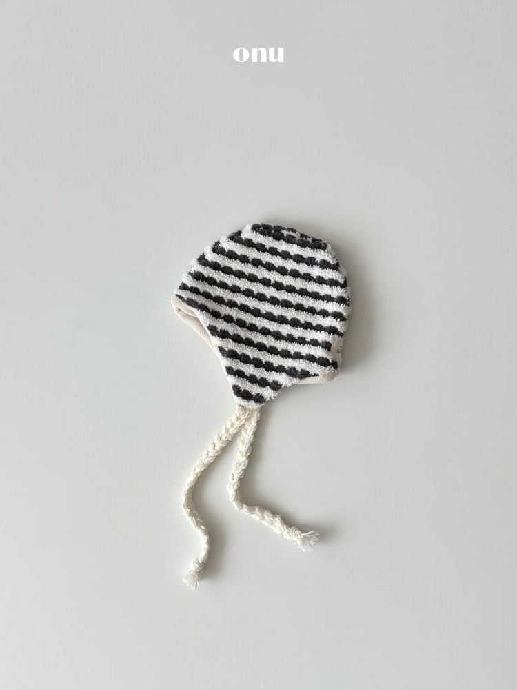 Stripe knit beanie (baby)