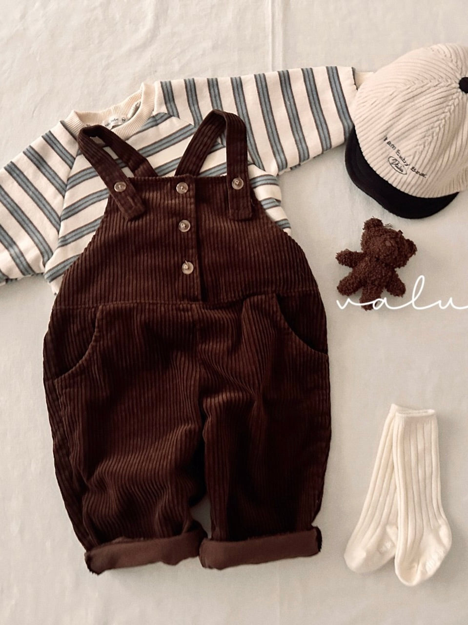 Hans corduroy overall (kids)