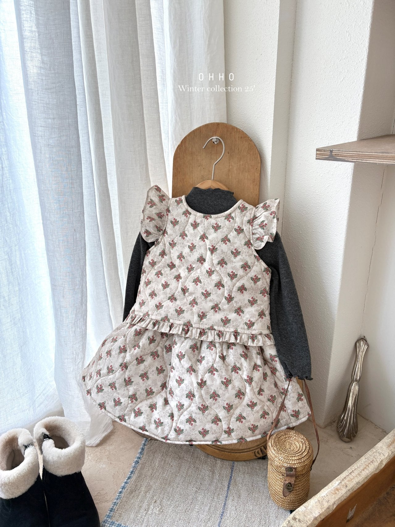 Snowberry quilted skirt