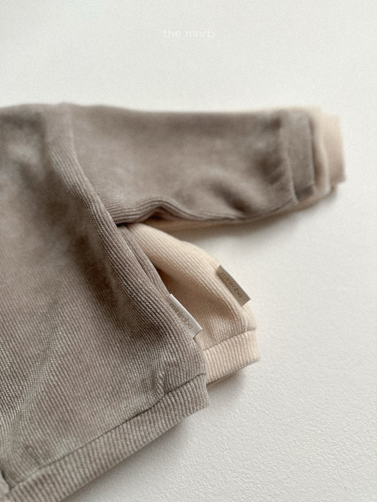 Velvet ribbed cardigan