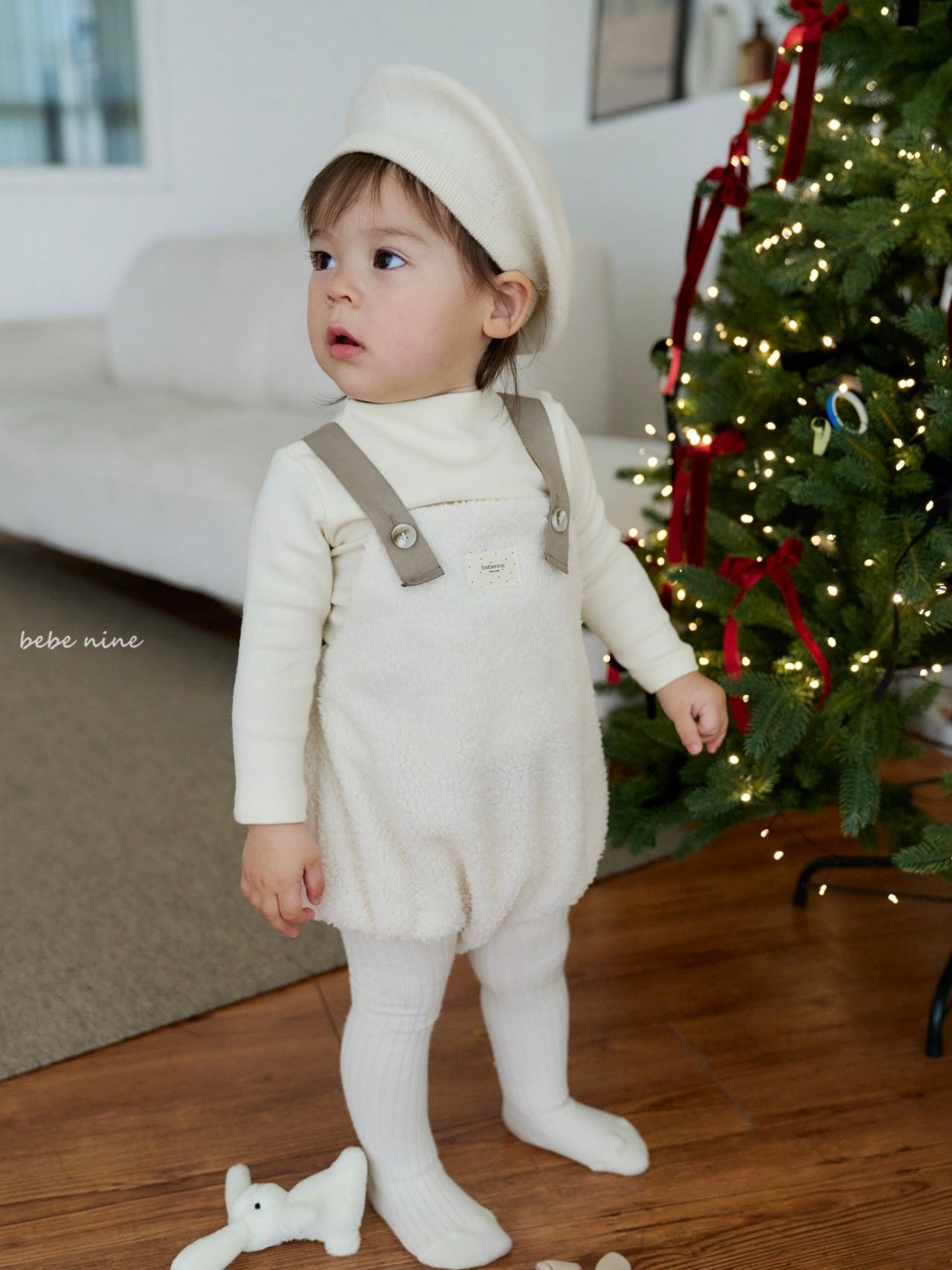 Teddy bear overall rompers