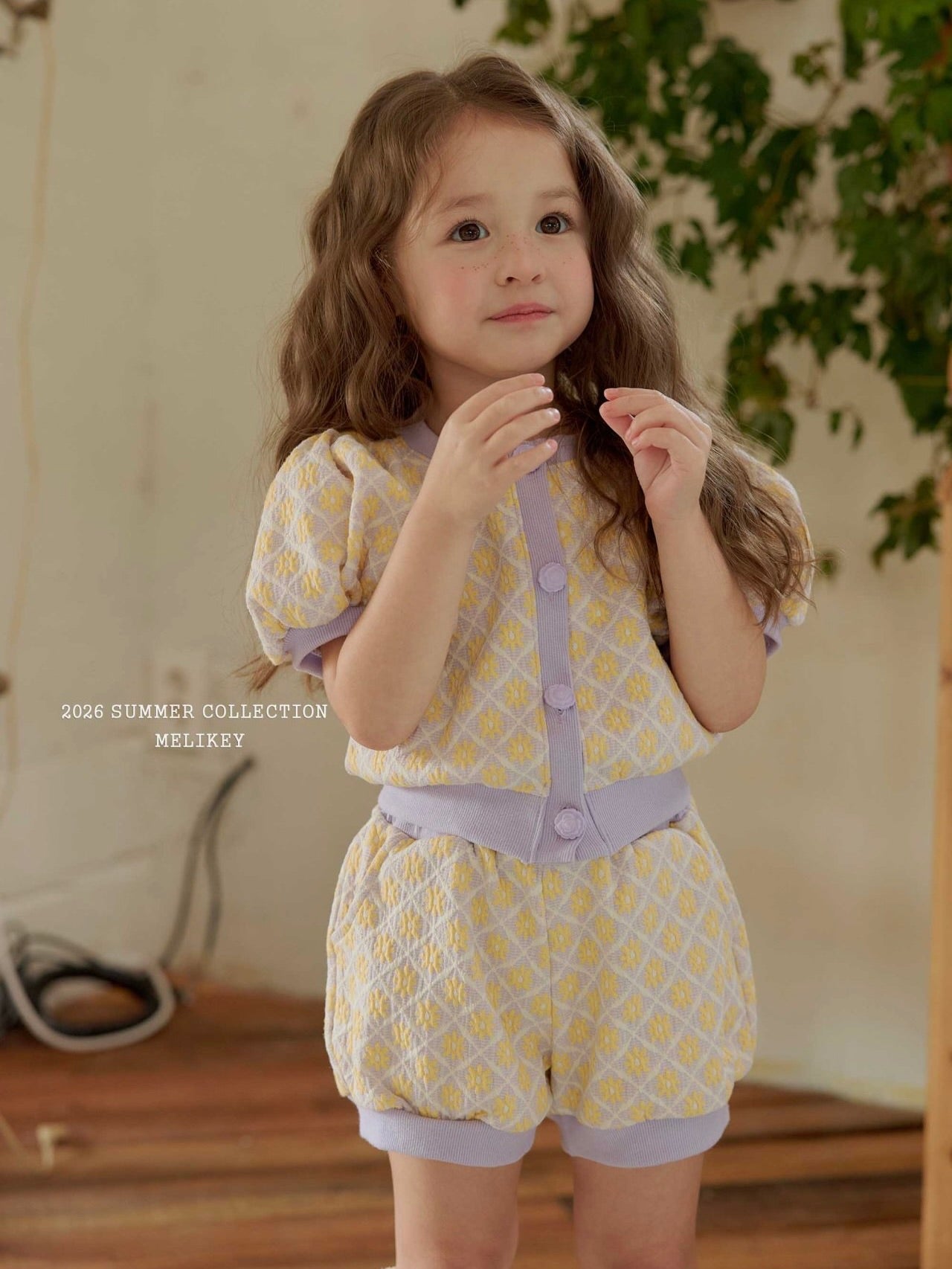 Rika flower puff cardigan