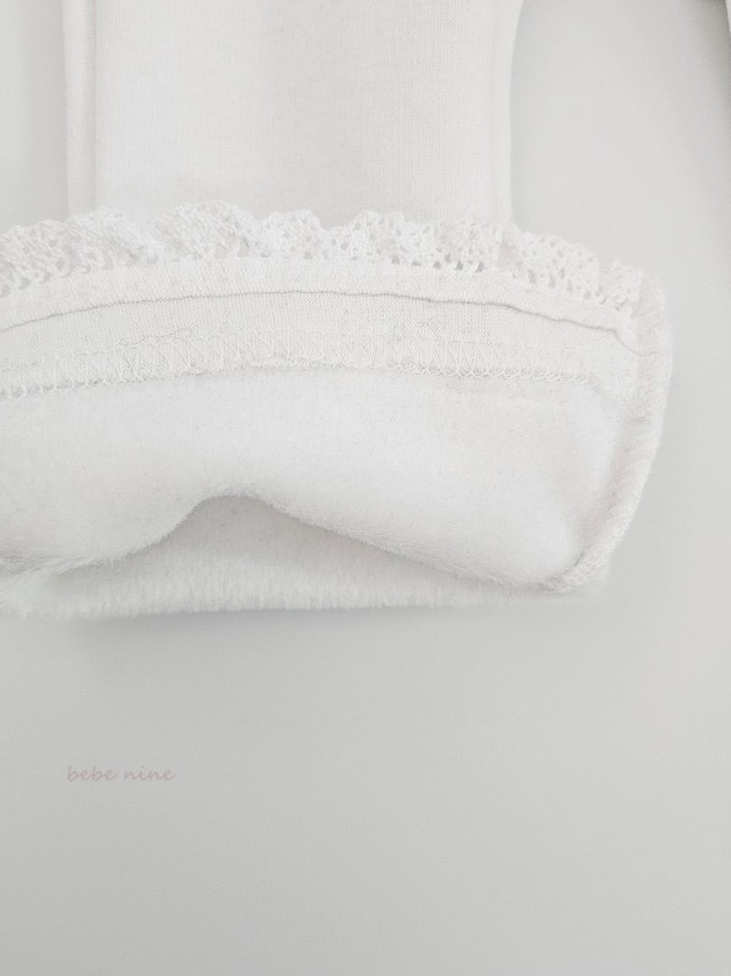 Frill Fleece Flare Pants