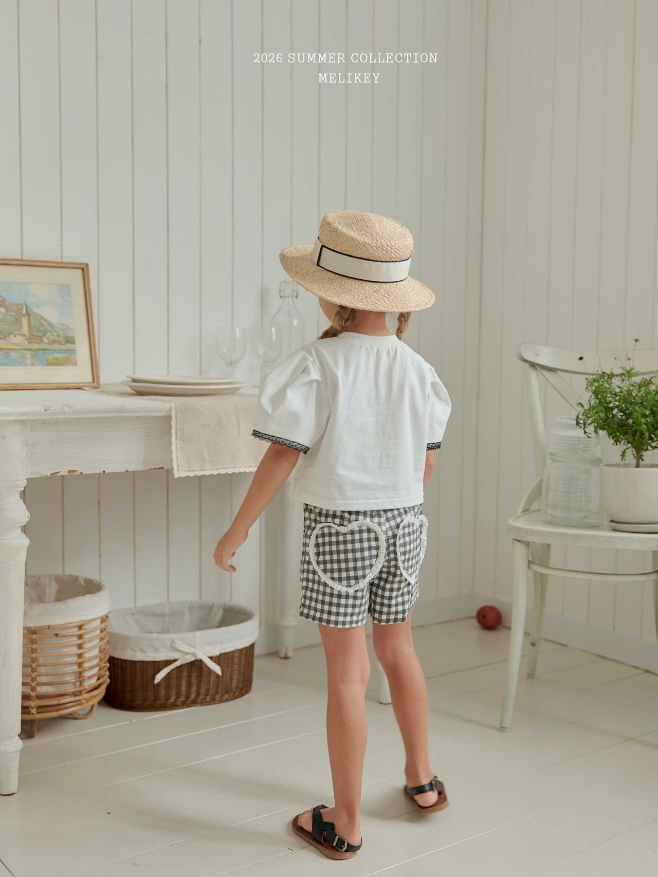 Heart ribbon T shirt