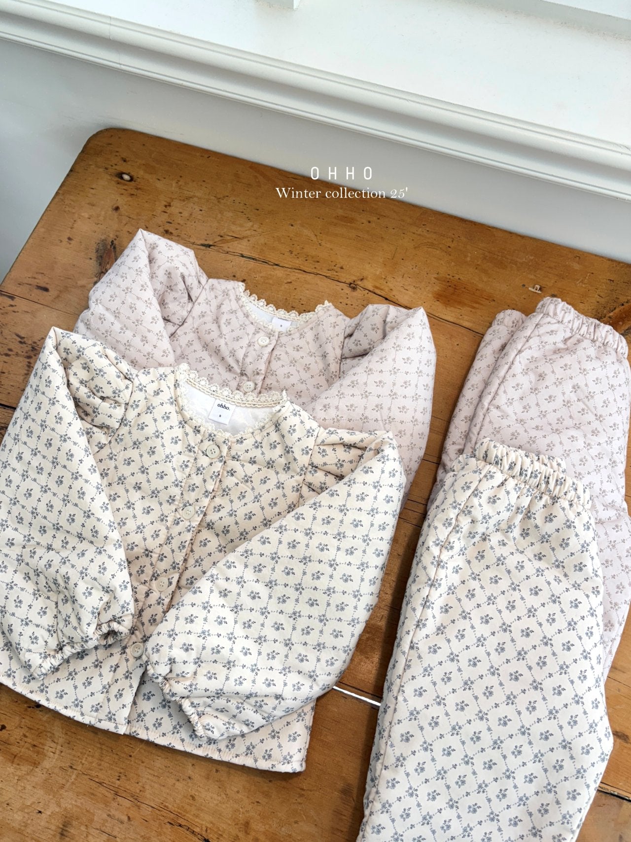 Rose lace padded jacket