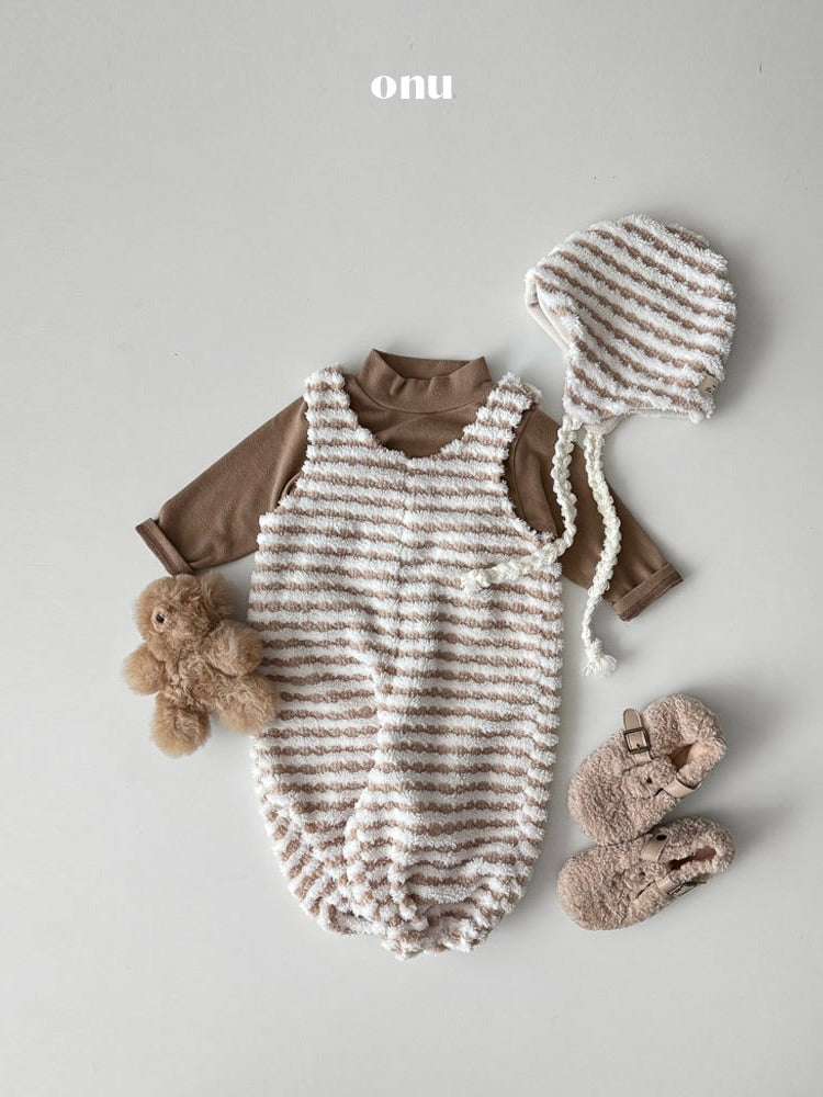 Stripe knit beanie (baby)