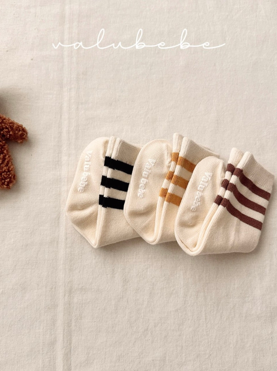 Basic line socks set (baby)