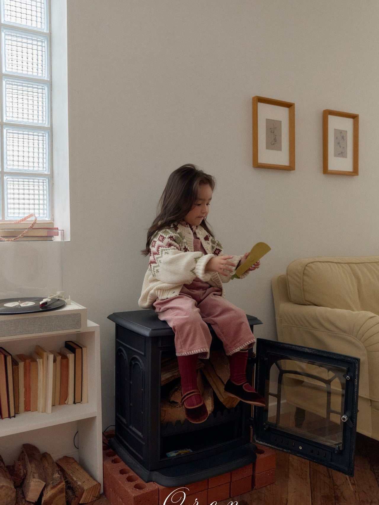 Reversible knit cardigan (2 way)