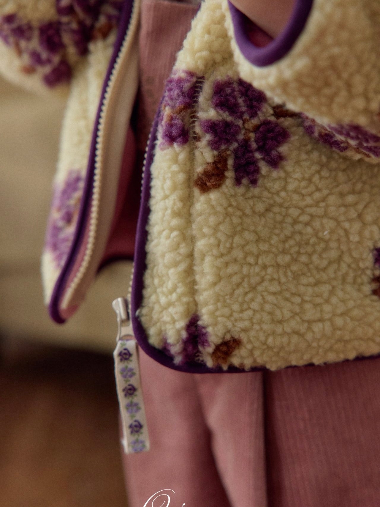 Melo flower boa jumper