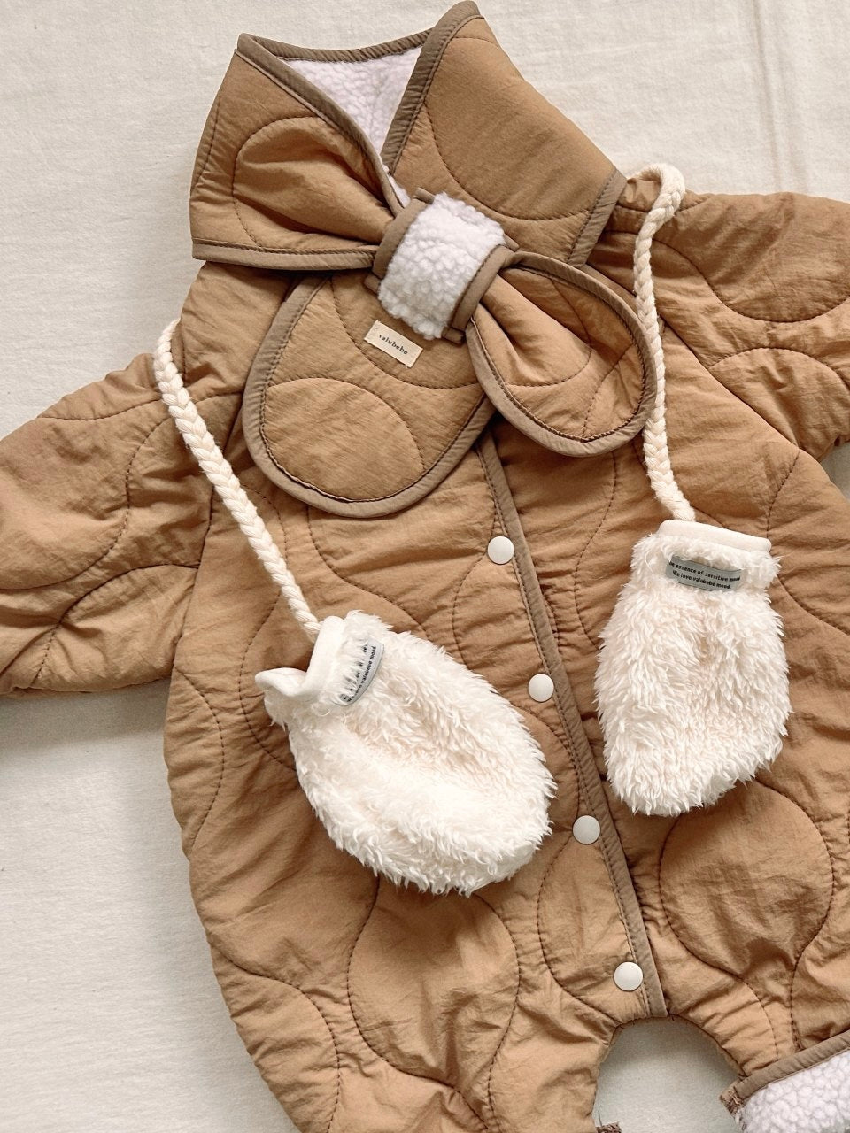 Button quilted coverall (baby)