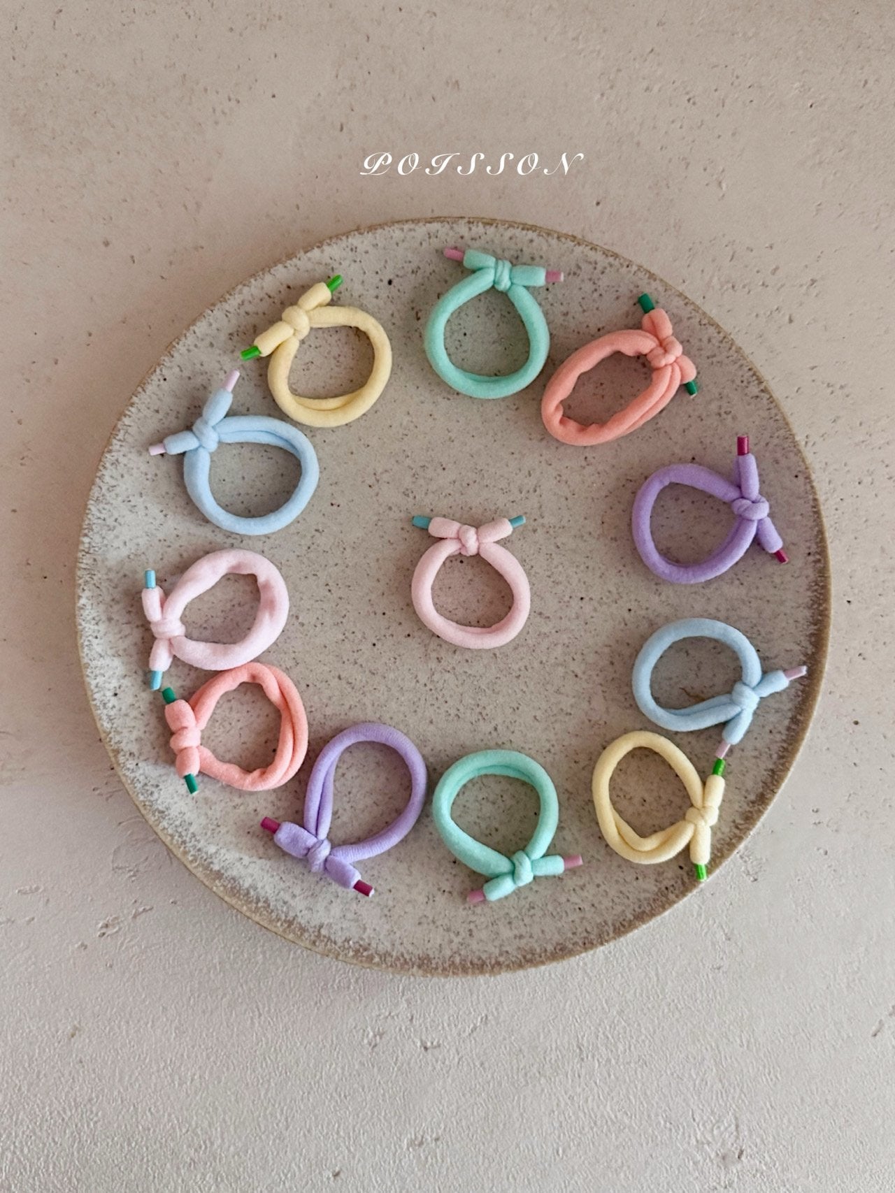 Jelly color hair tie