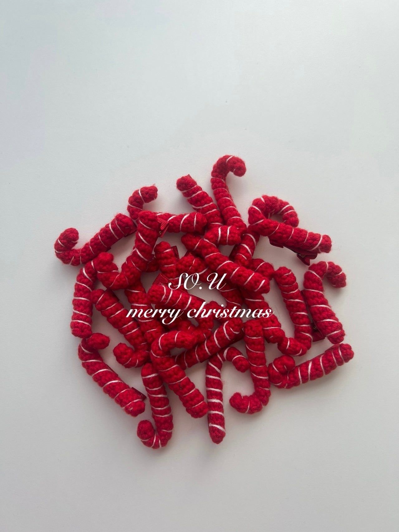 Candy cane pin set (2 pieces)