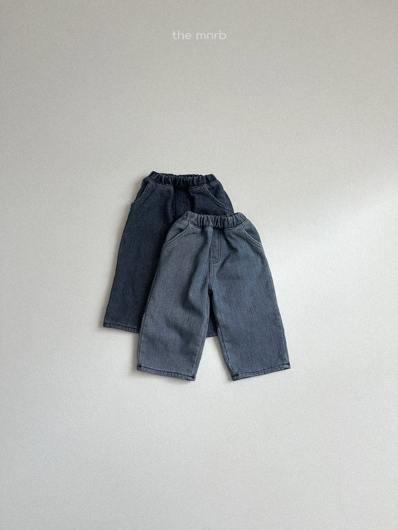 Row denim pants