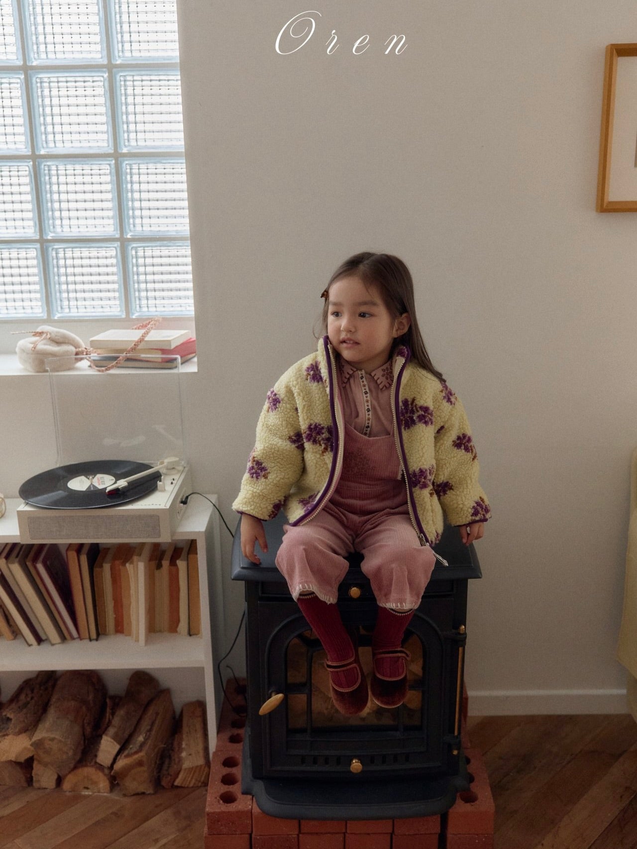 Melo flower boa jumper