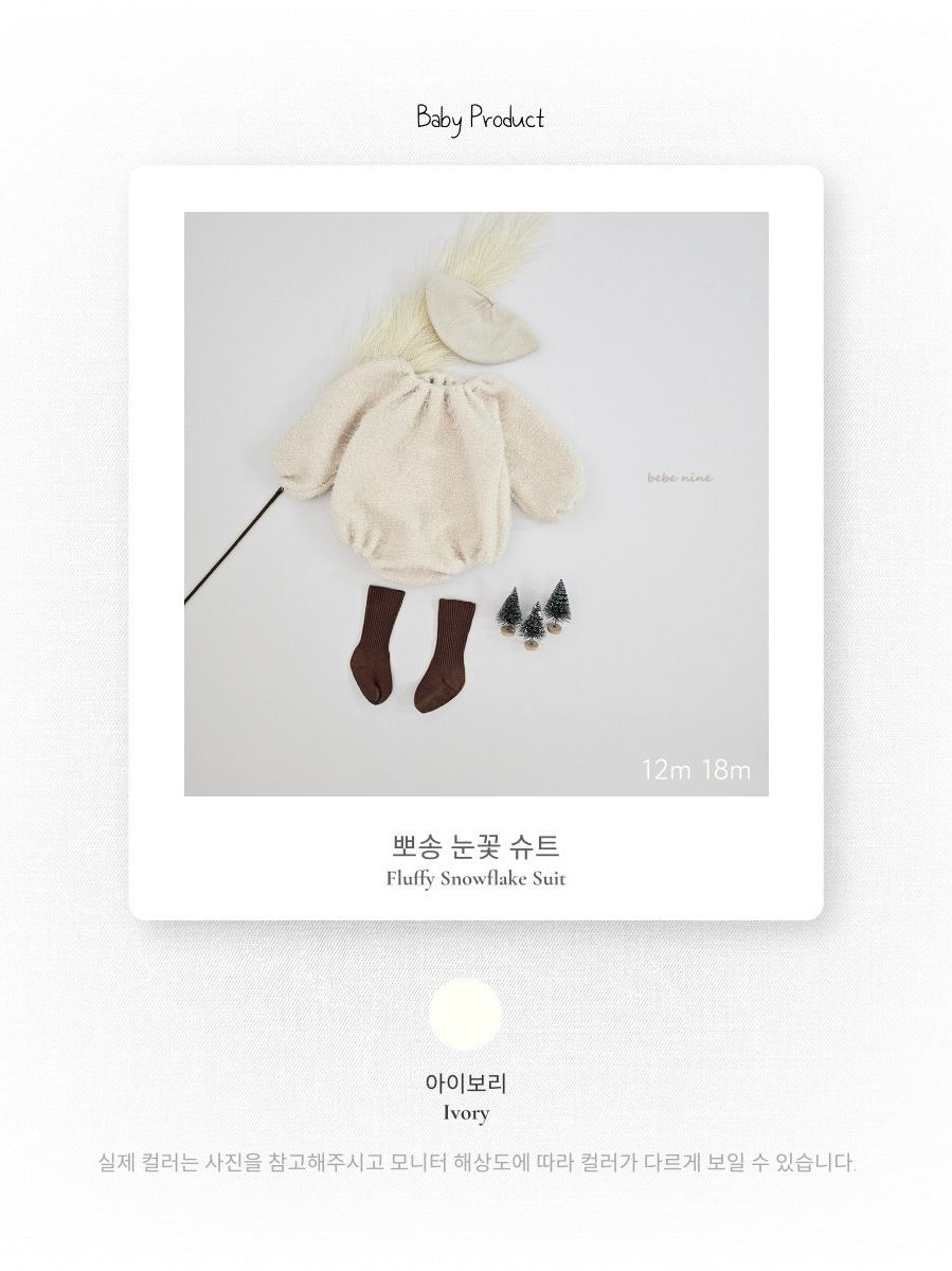 Fluffy Snowflake Rompers