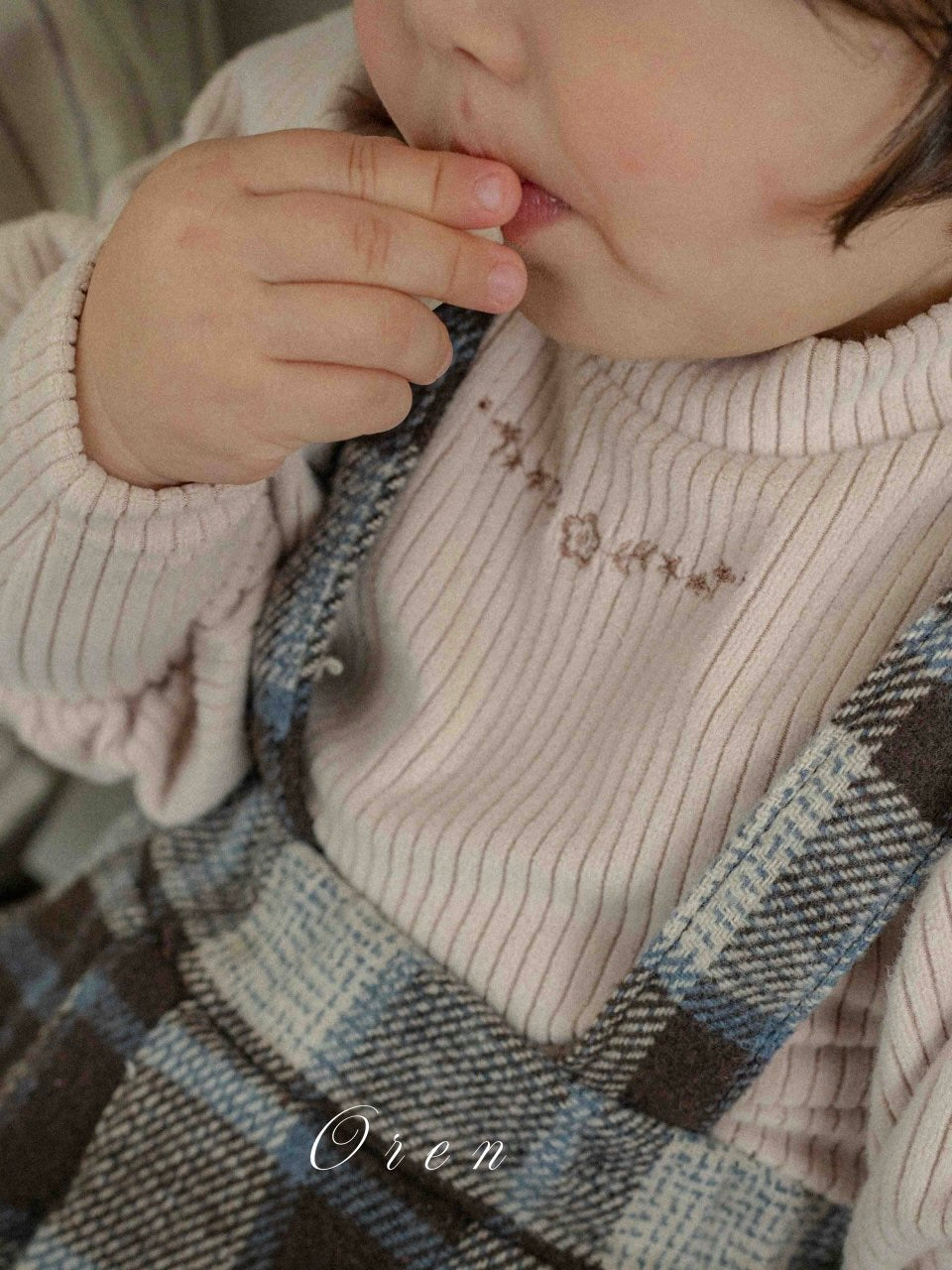 Marie velour ribbed T