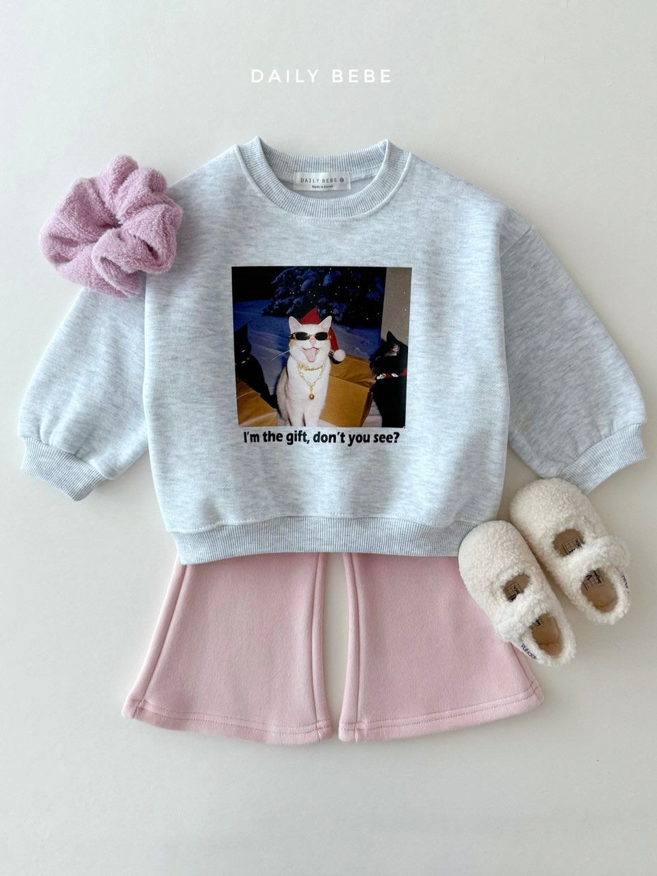 Santa cat sweatshirt (kids and adults)