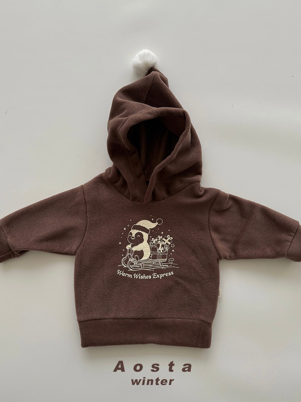 Winter penguin hoodie