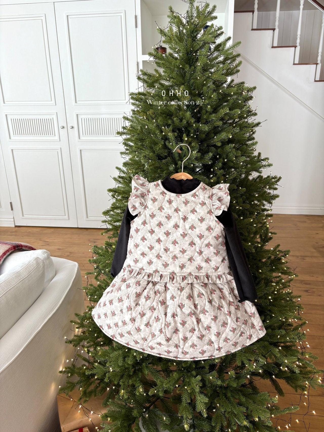 Snowberry quilted skirt