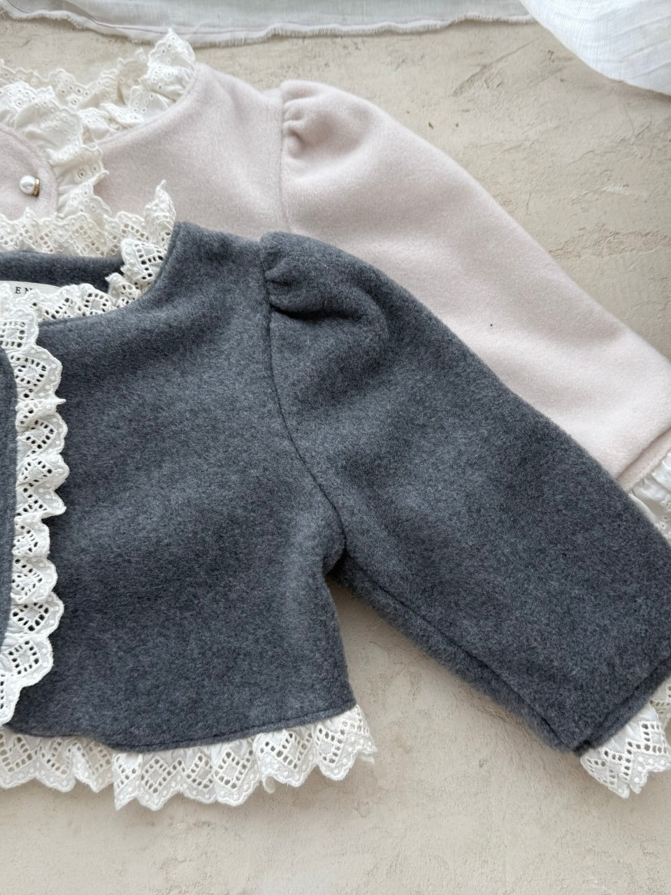 Marie fleece cardigan