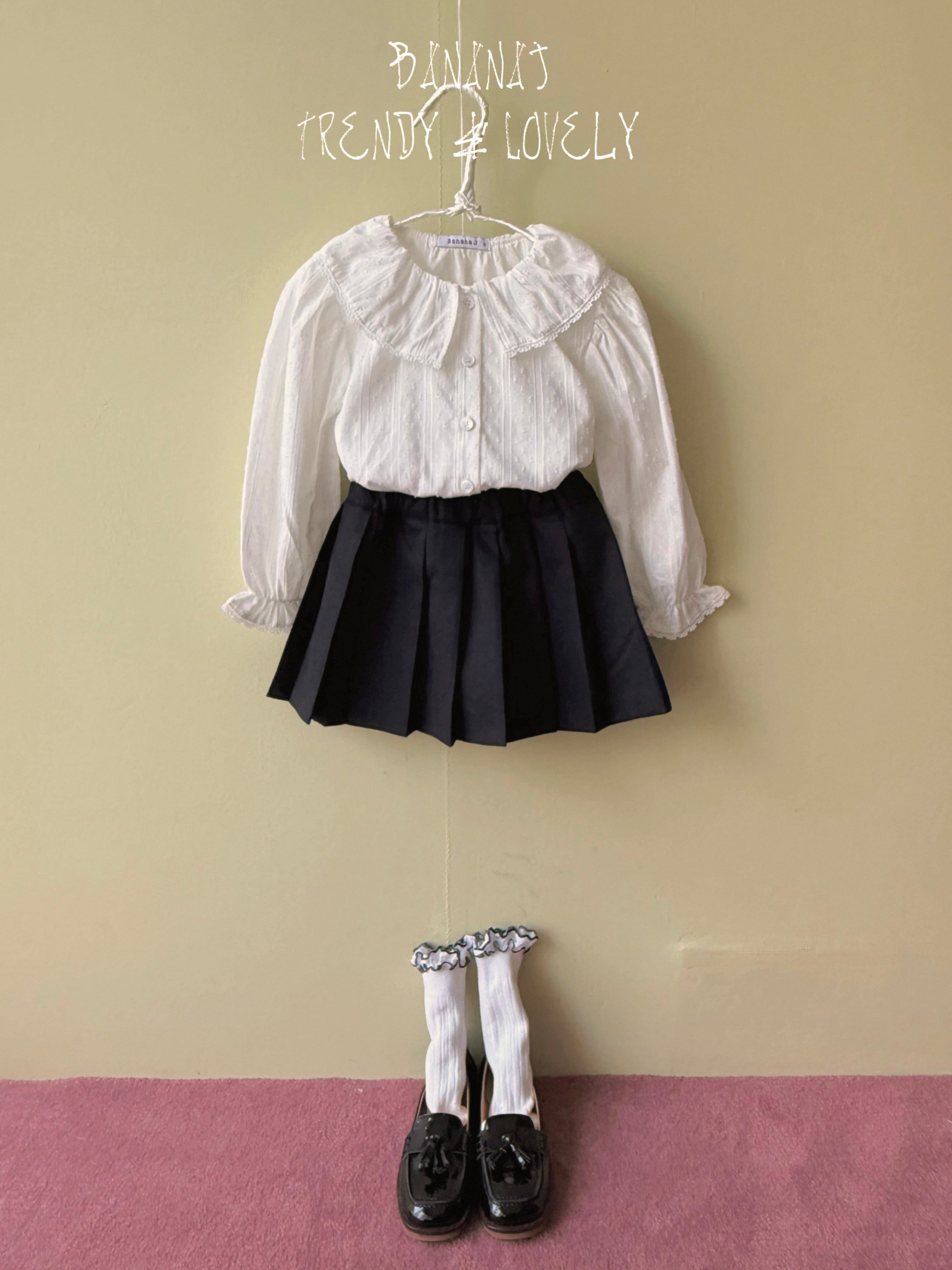 Moa pleated skirt