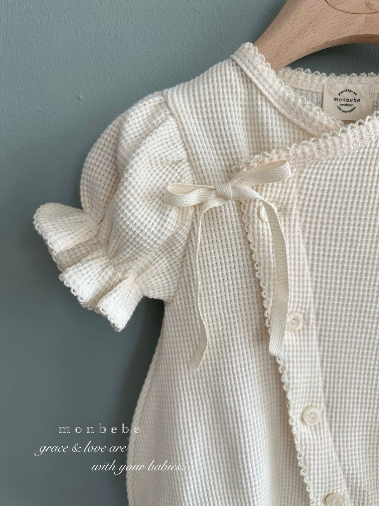 Summer waffle glory rompers