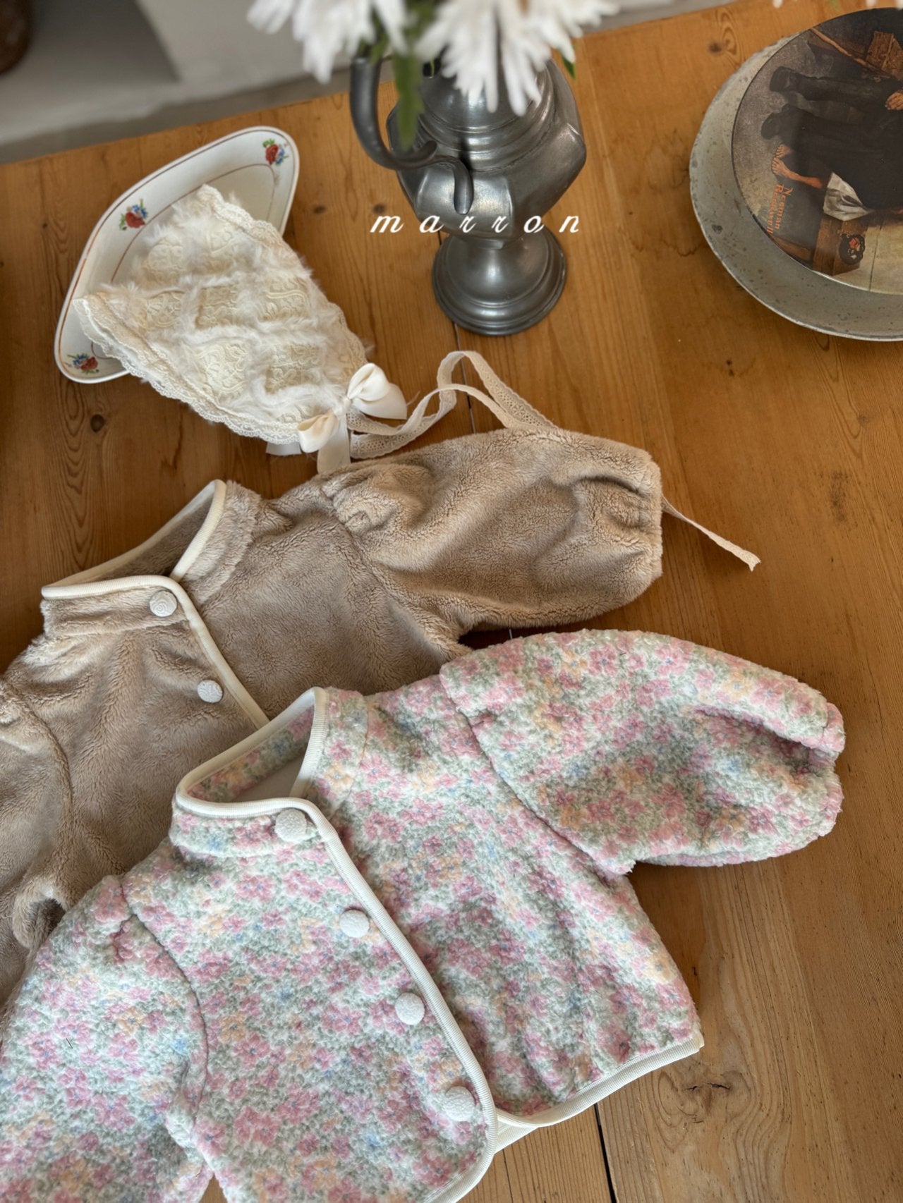 High neck fleece jacket