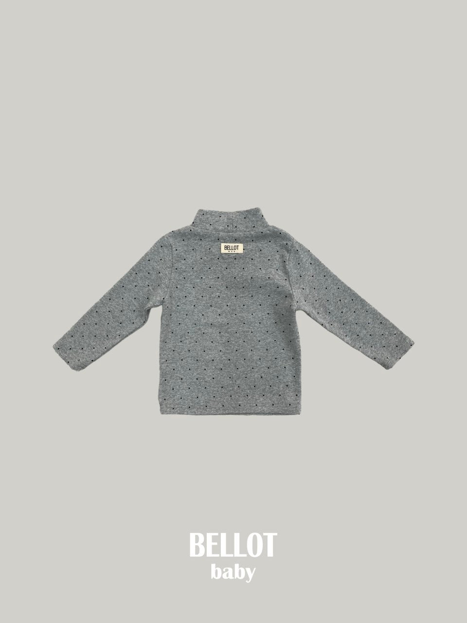 Bebe dot half neck T