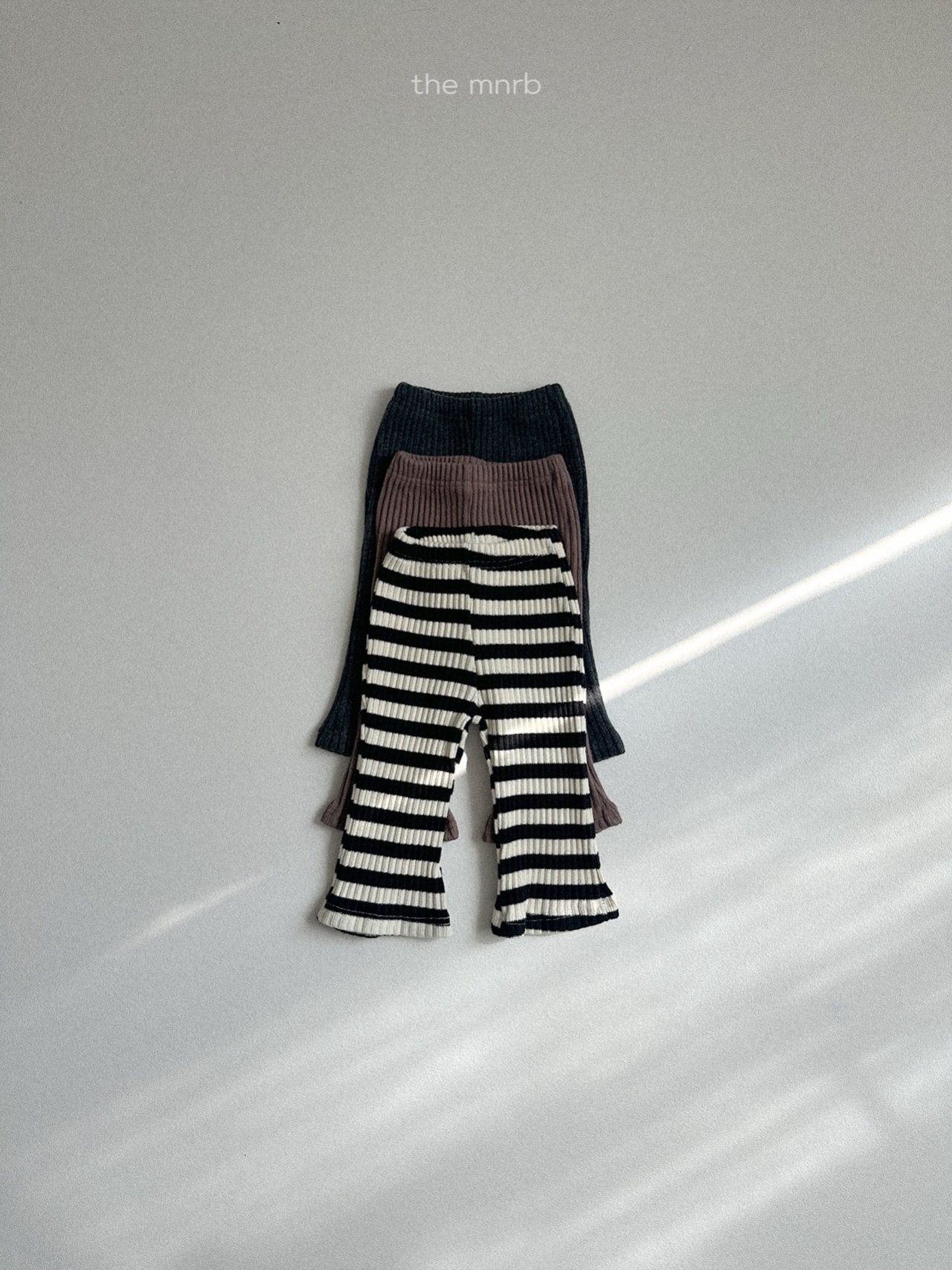 Aloe ribbed bootcut pants