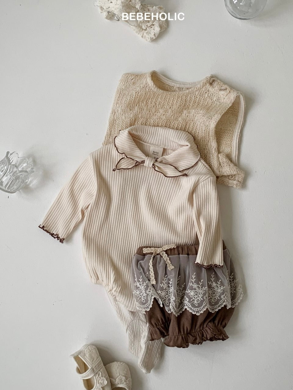 Mellow scarf rompers
