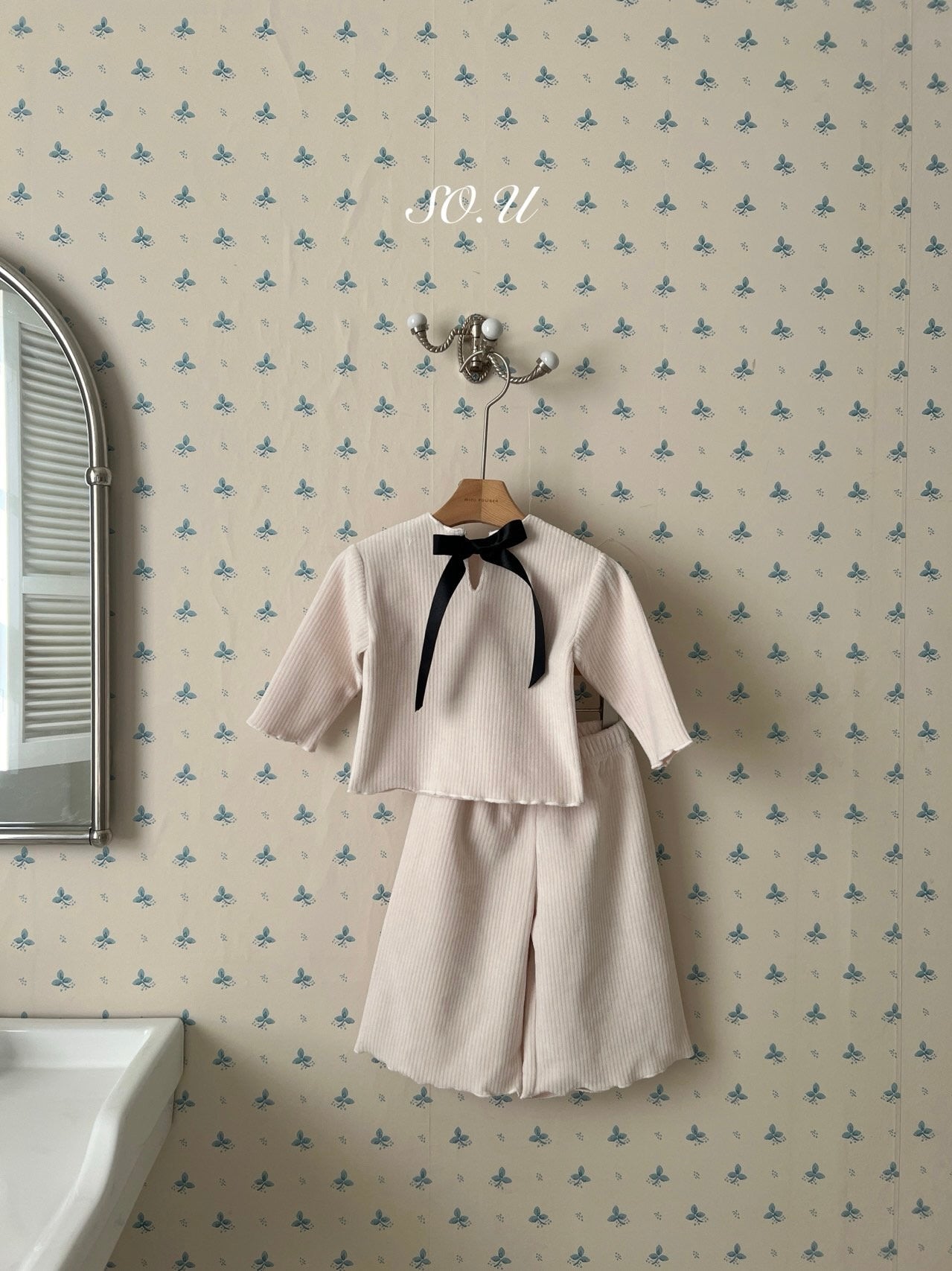 Winter back ribbon set