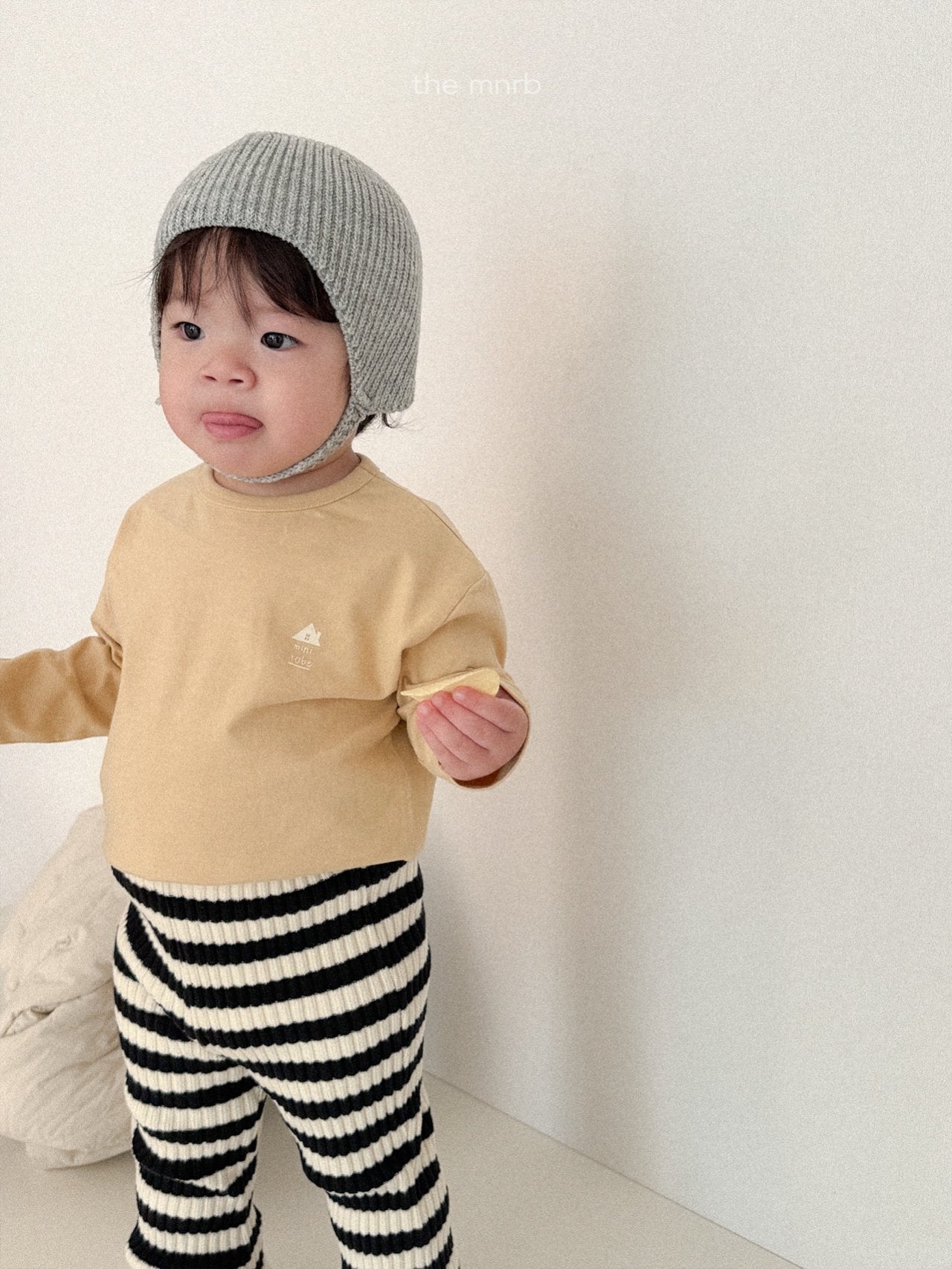 Aloe ribbed bootcut pants