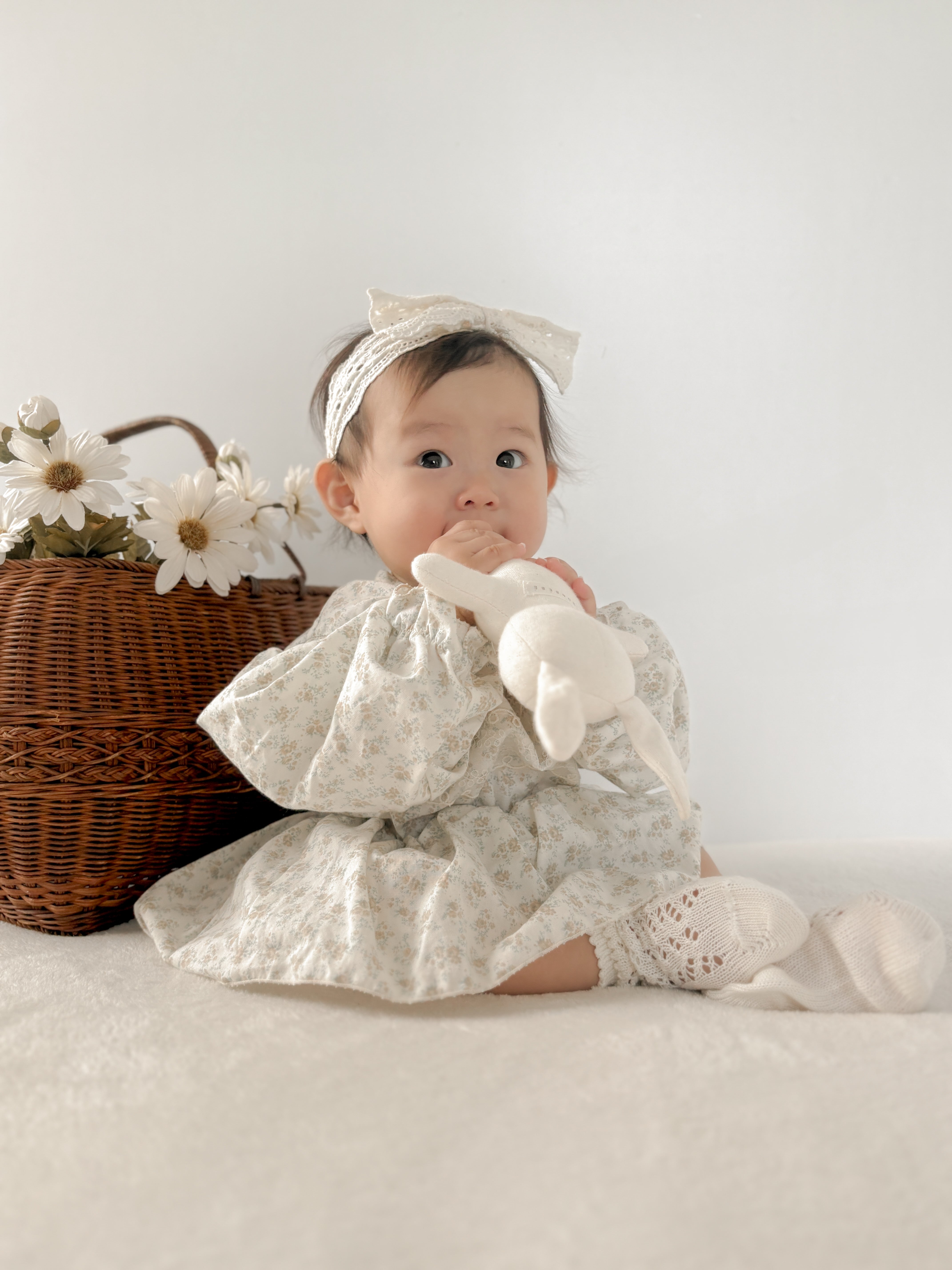 Elegant floral rompers