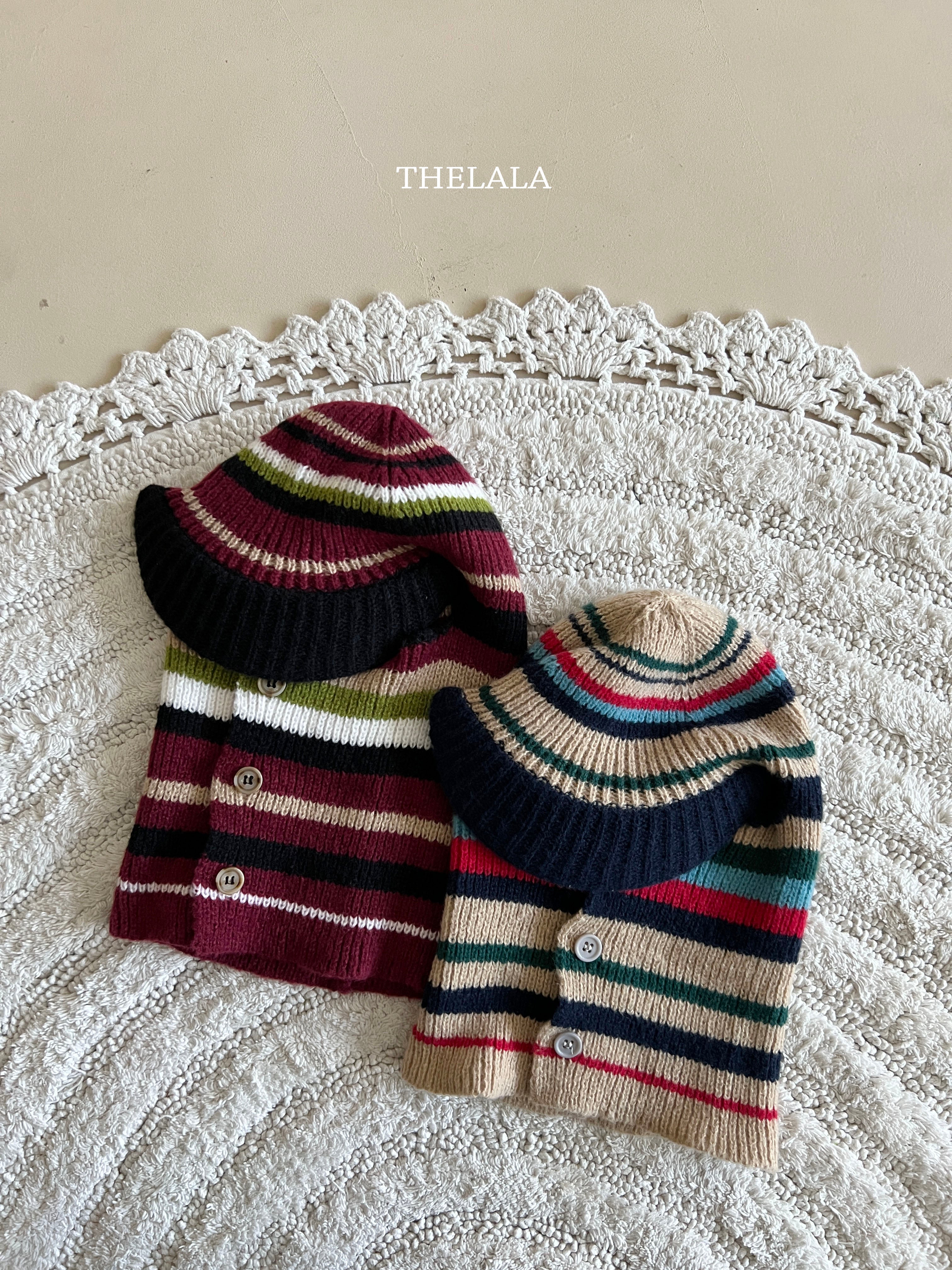 Multi-striped balaclava