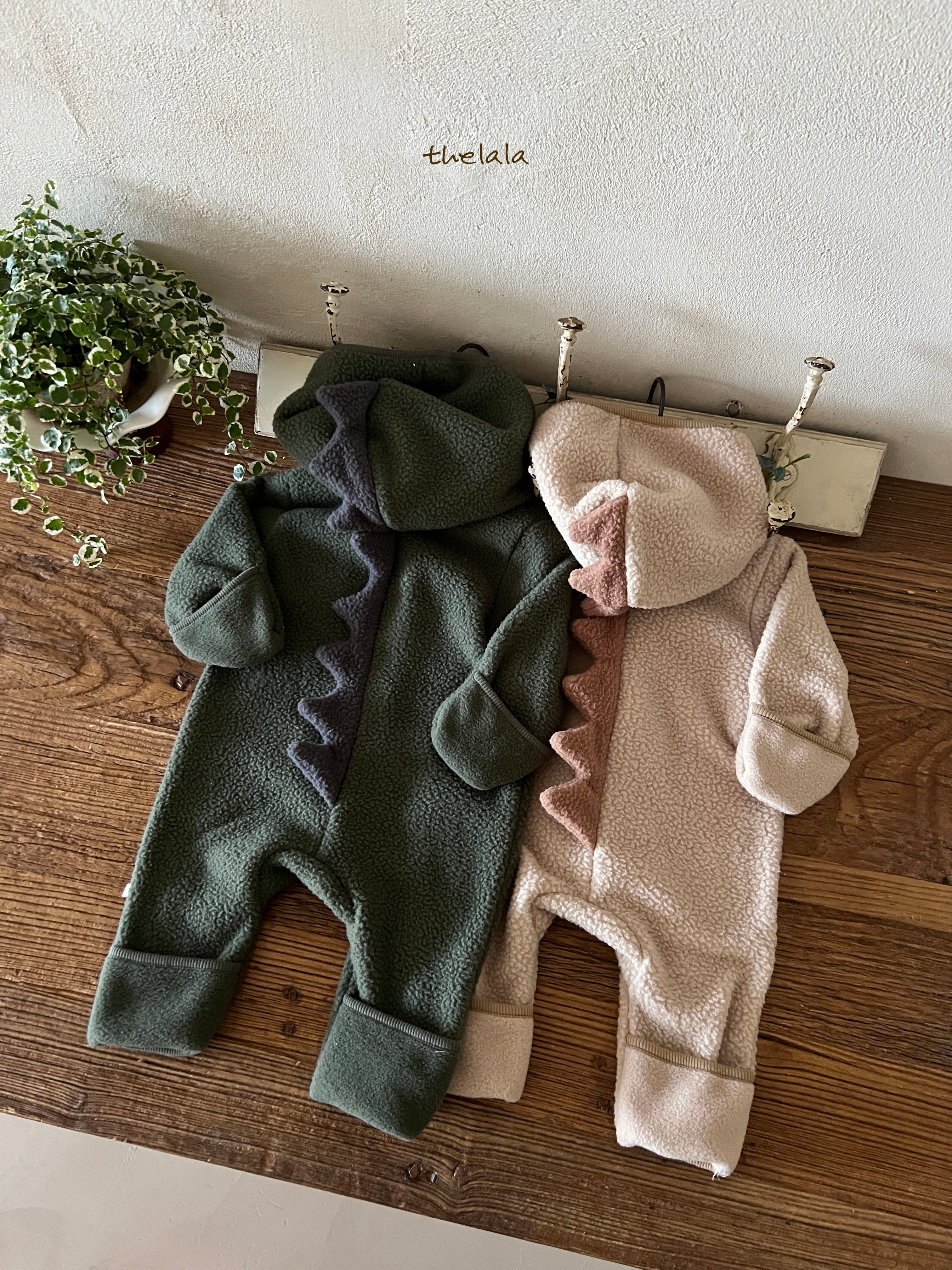 Puffy T rex coverall