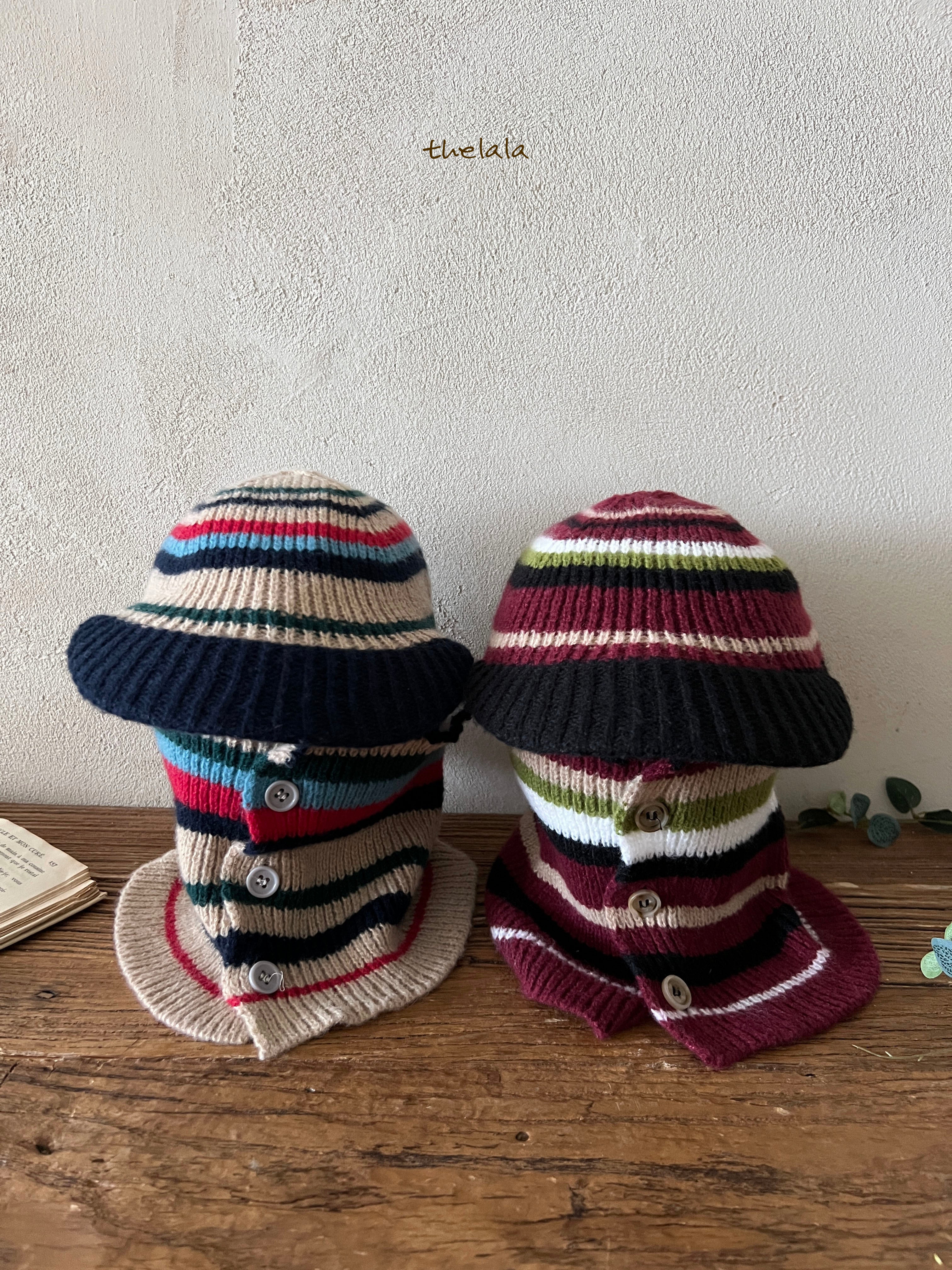 Multi-striped balaclava