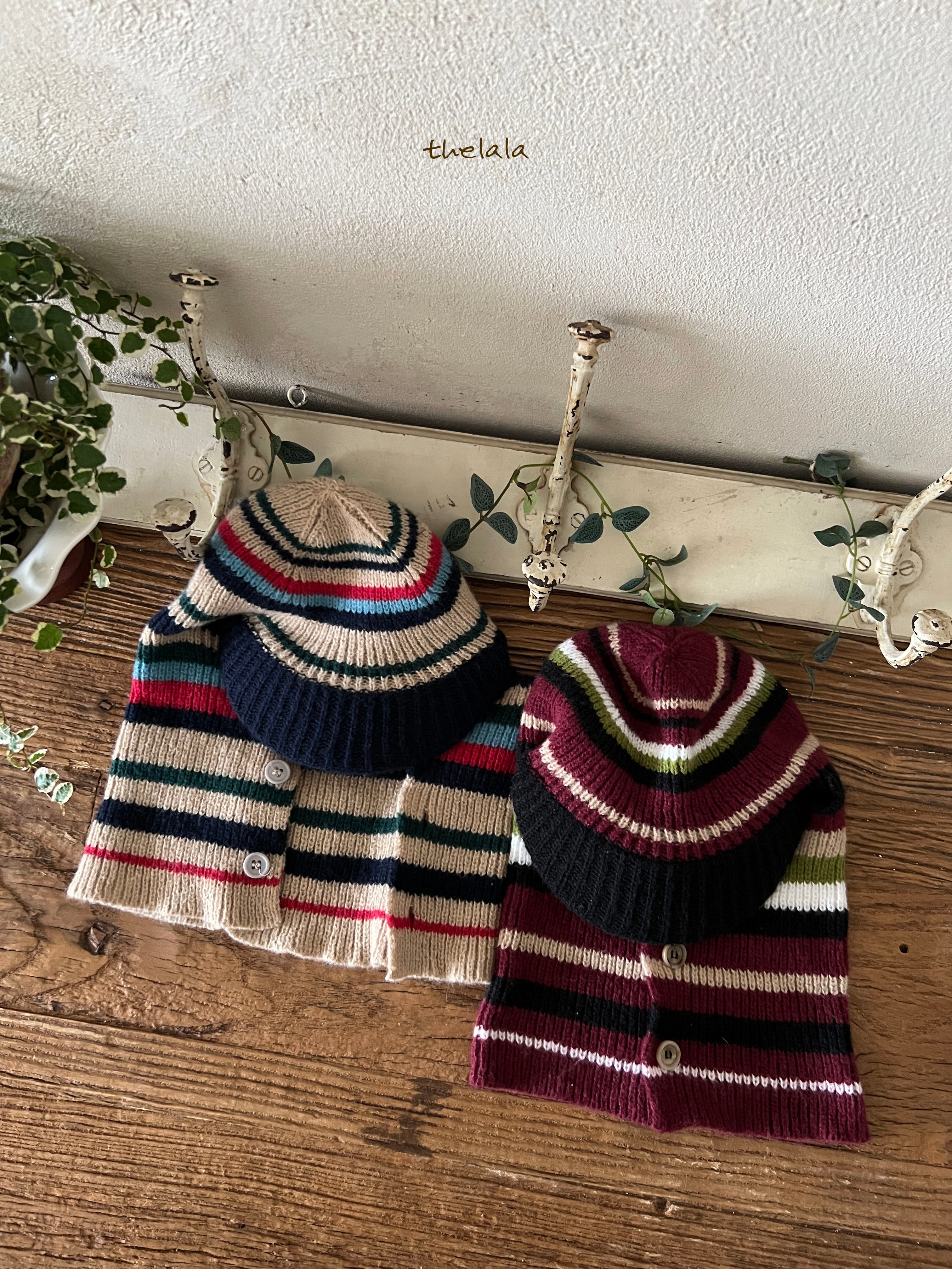 Multi-striped balaclava