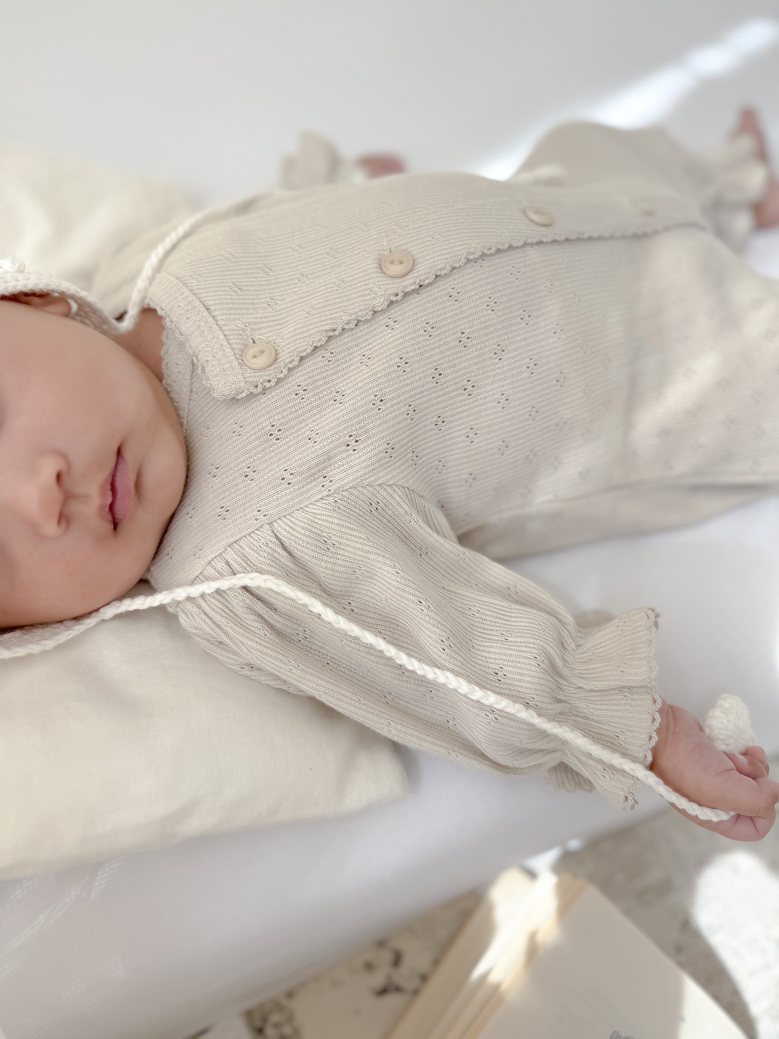 Selina newborn rompers