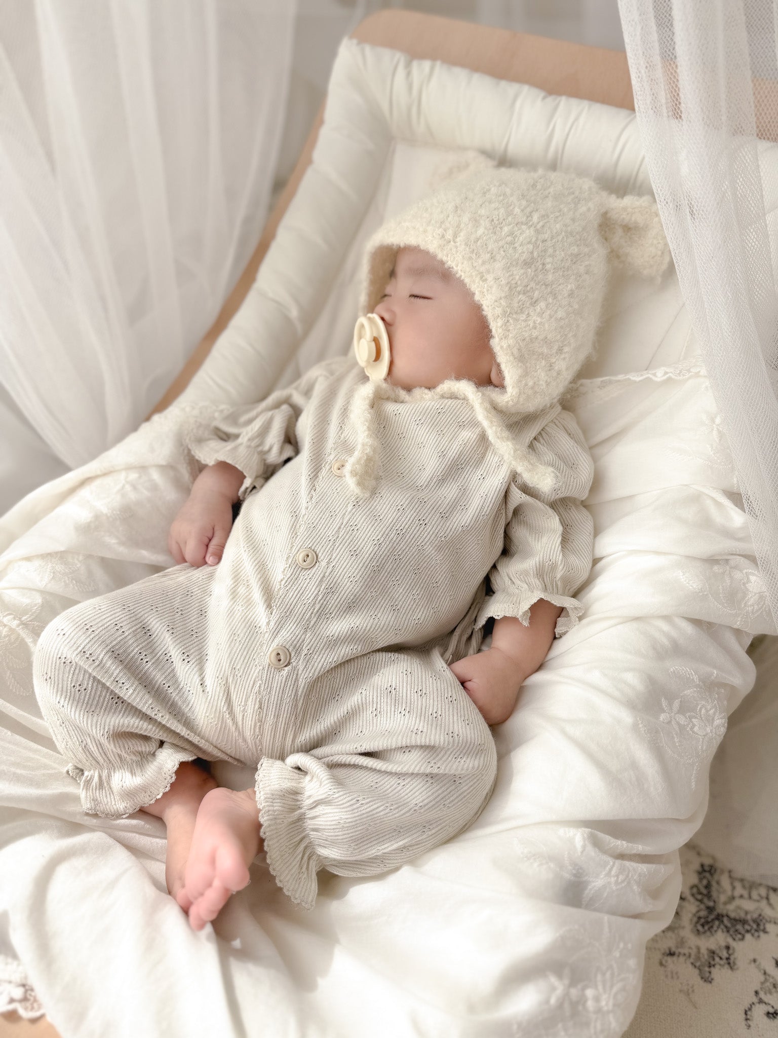 Selina newborn rompers