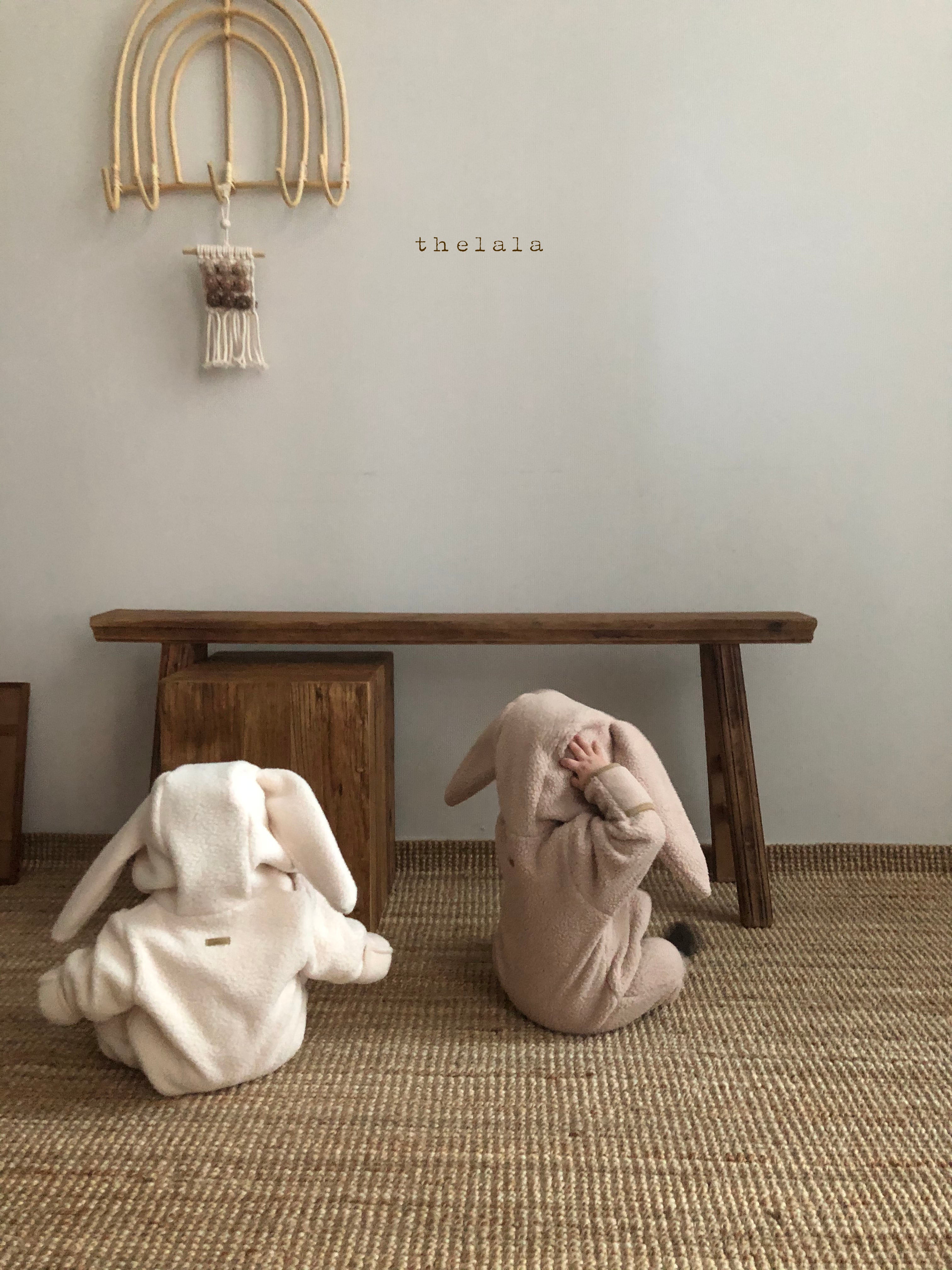 Puffy rabbit coverall