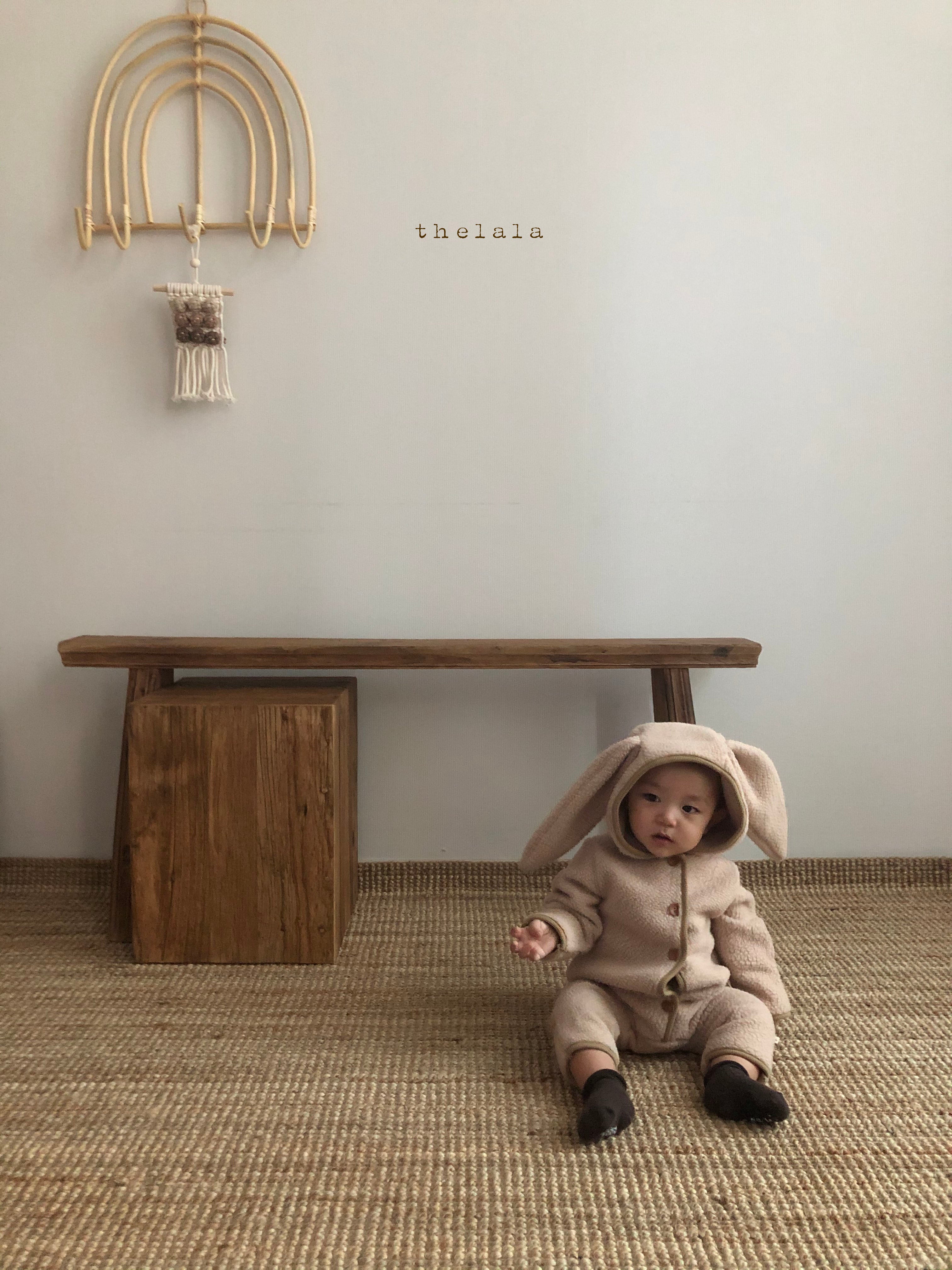 Puffy rabbit coverall