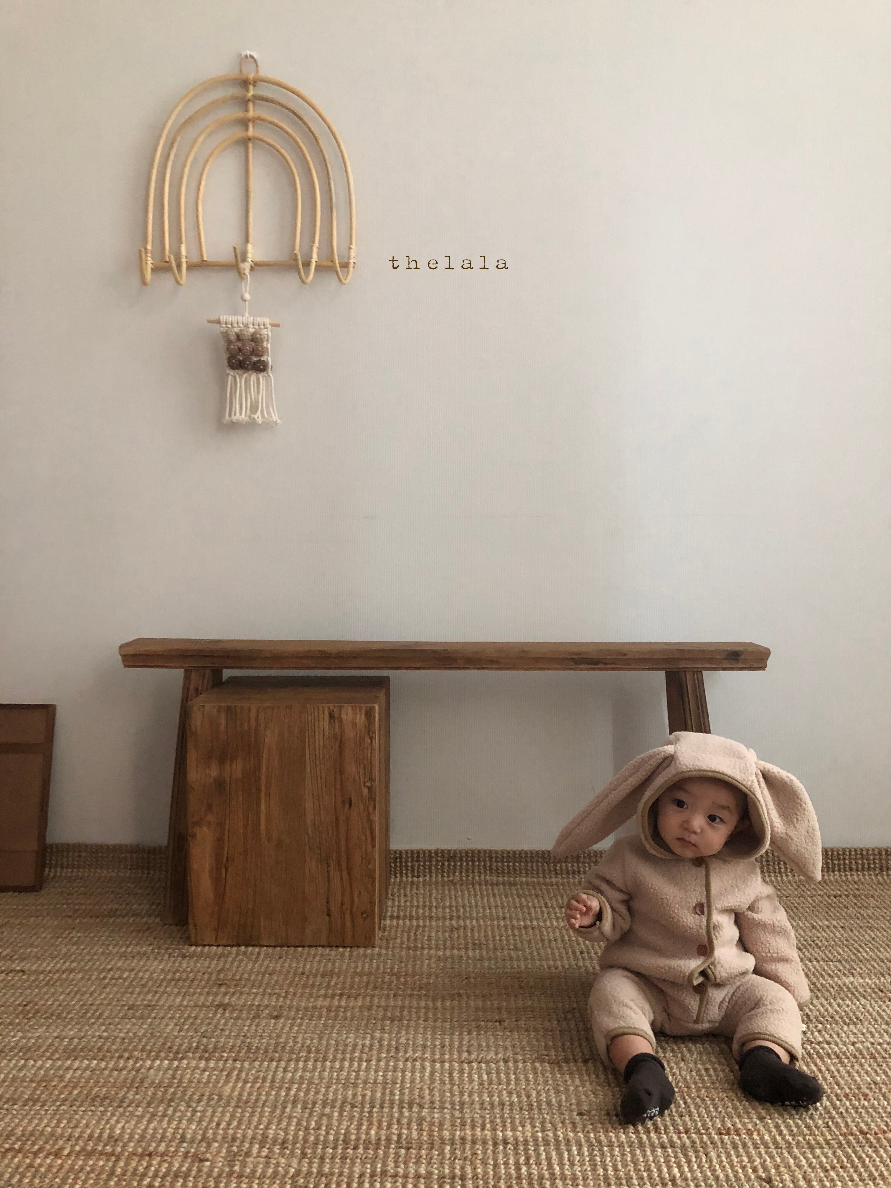 Puffy rabbit coverall