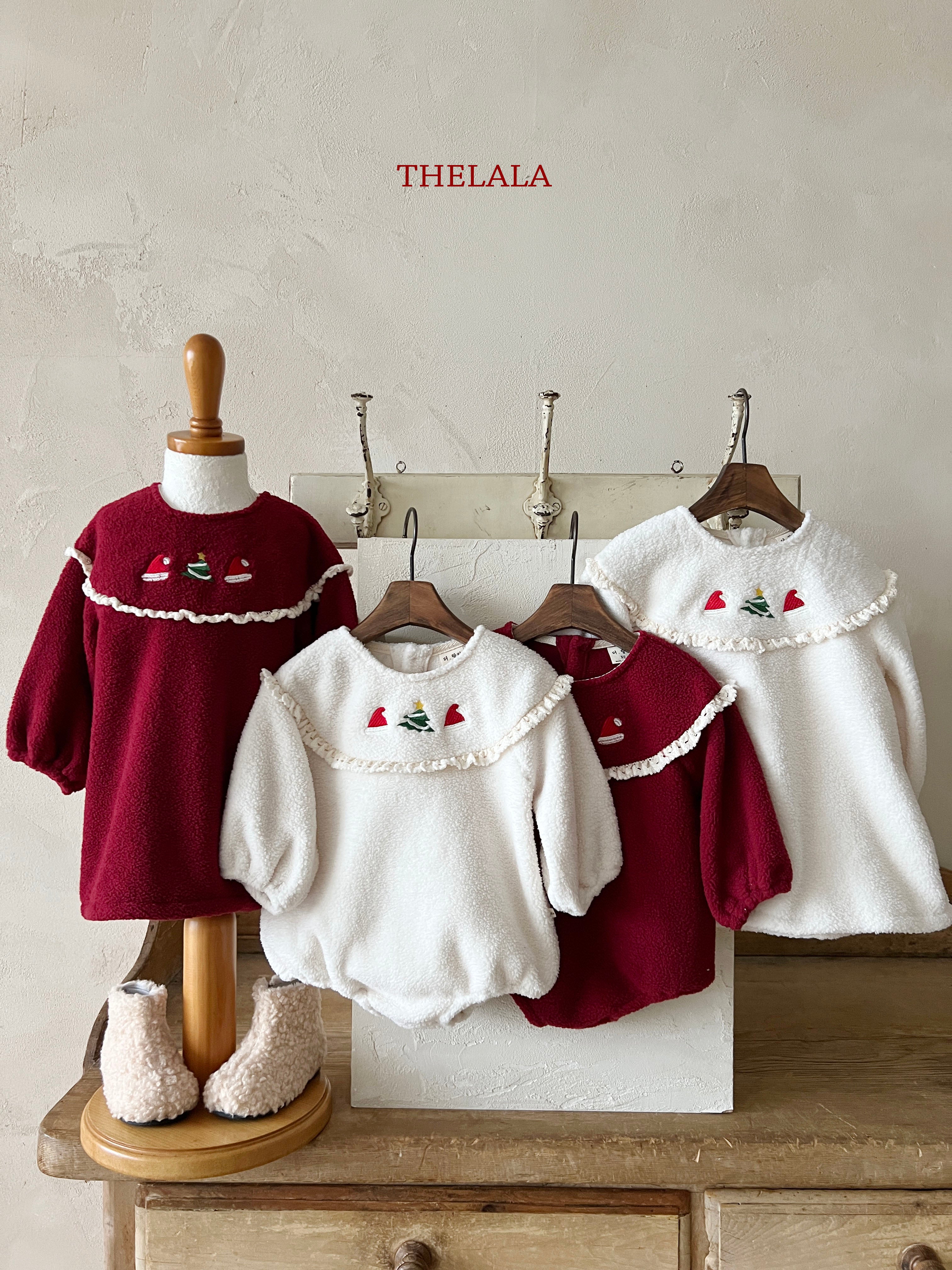 Santa embroidery rompers