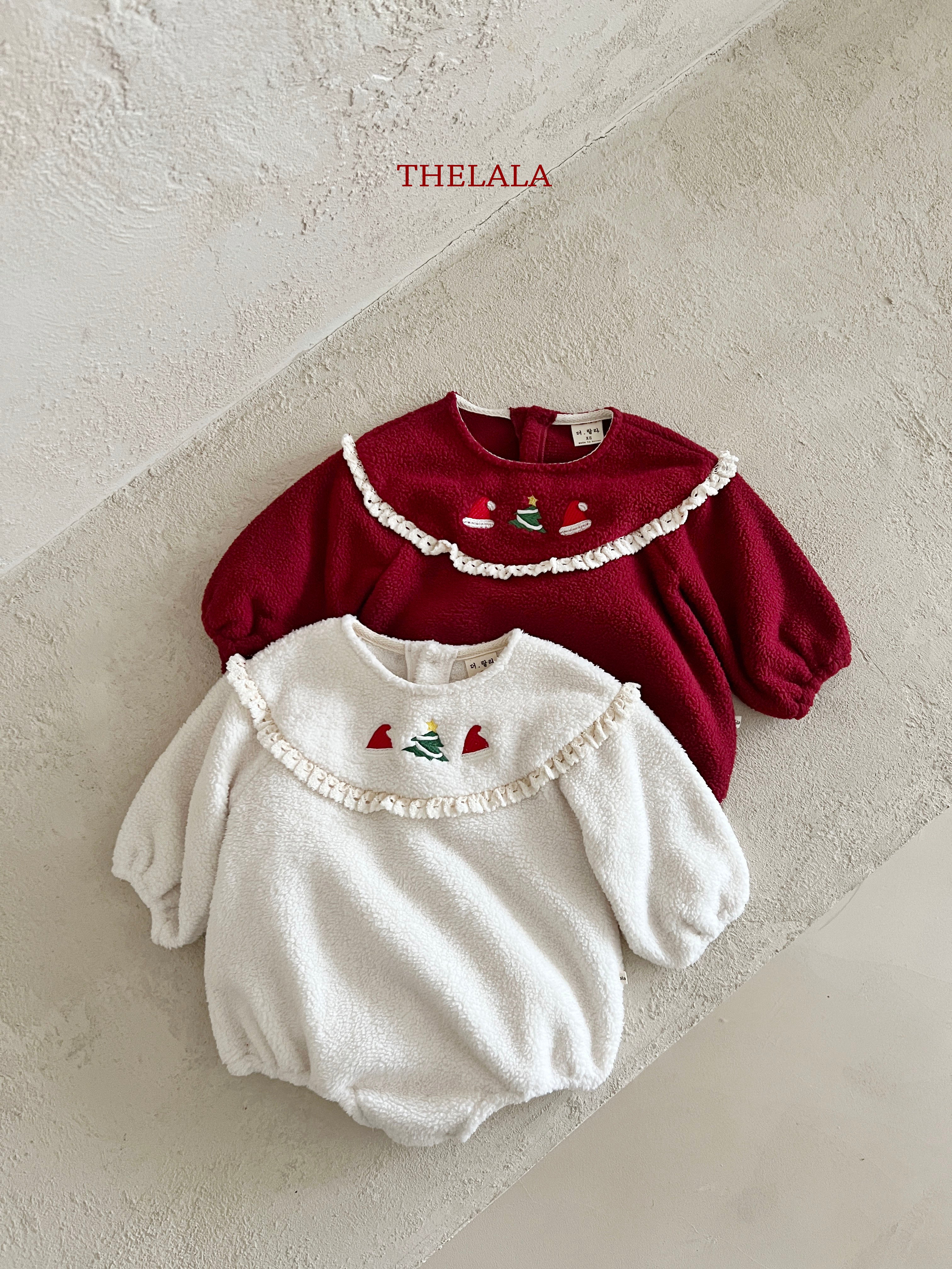 Santa embroidery rompers