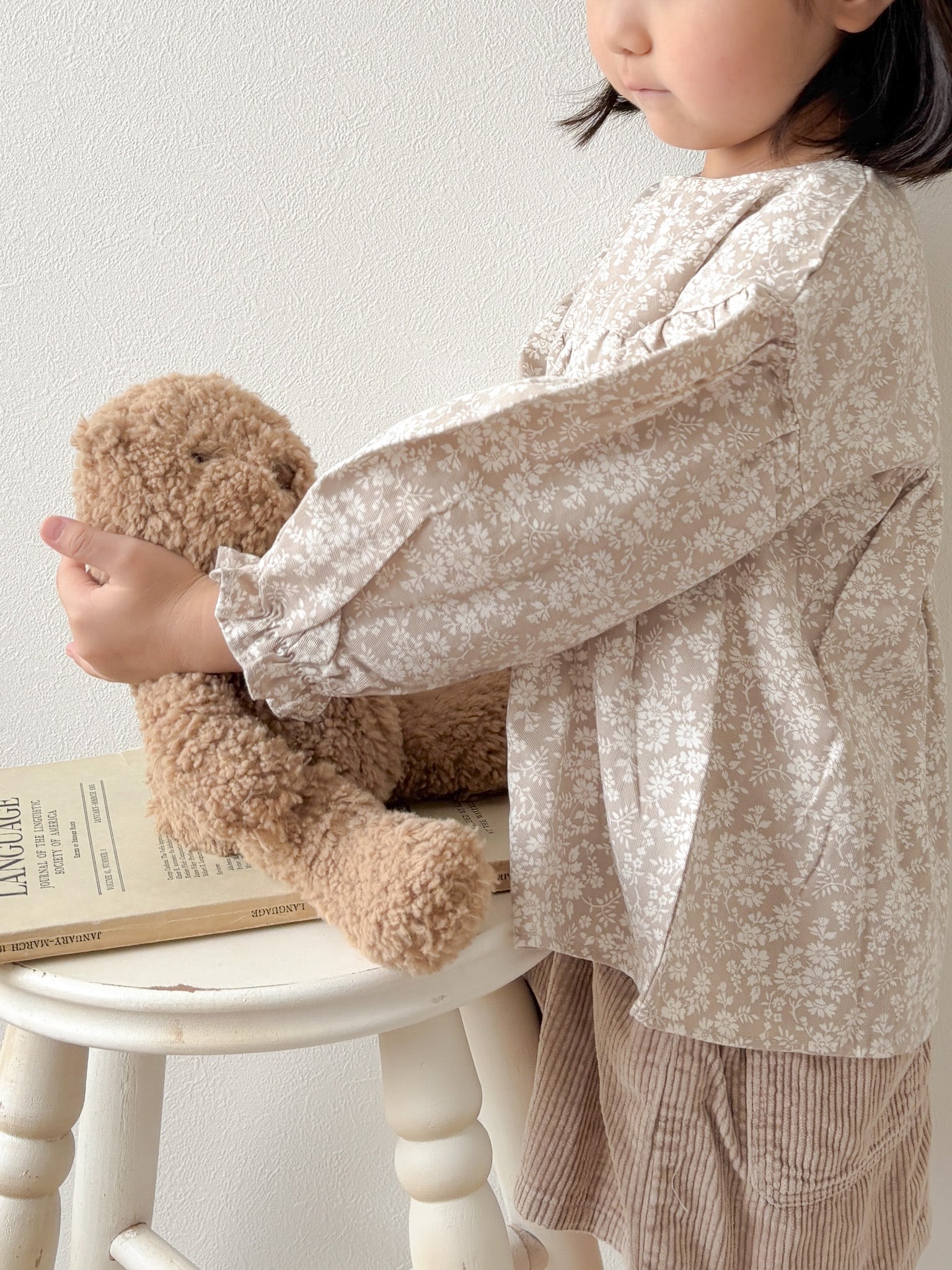 Flower cotton blouse