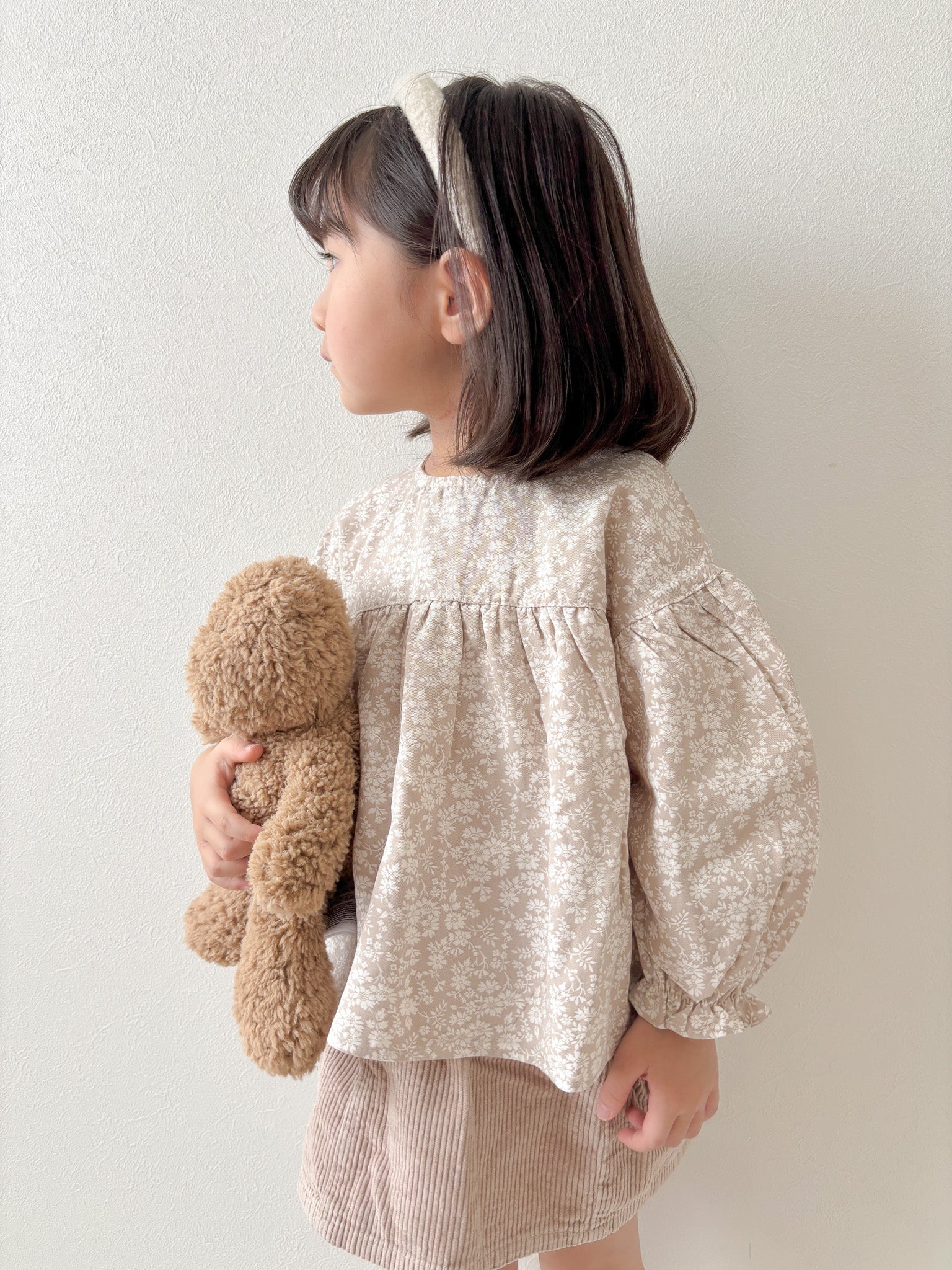 Flower cotton blouse