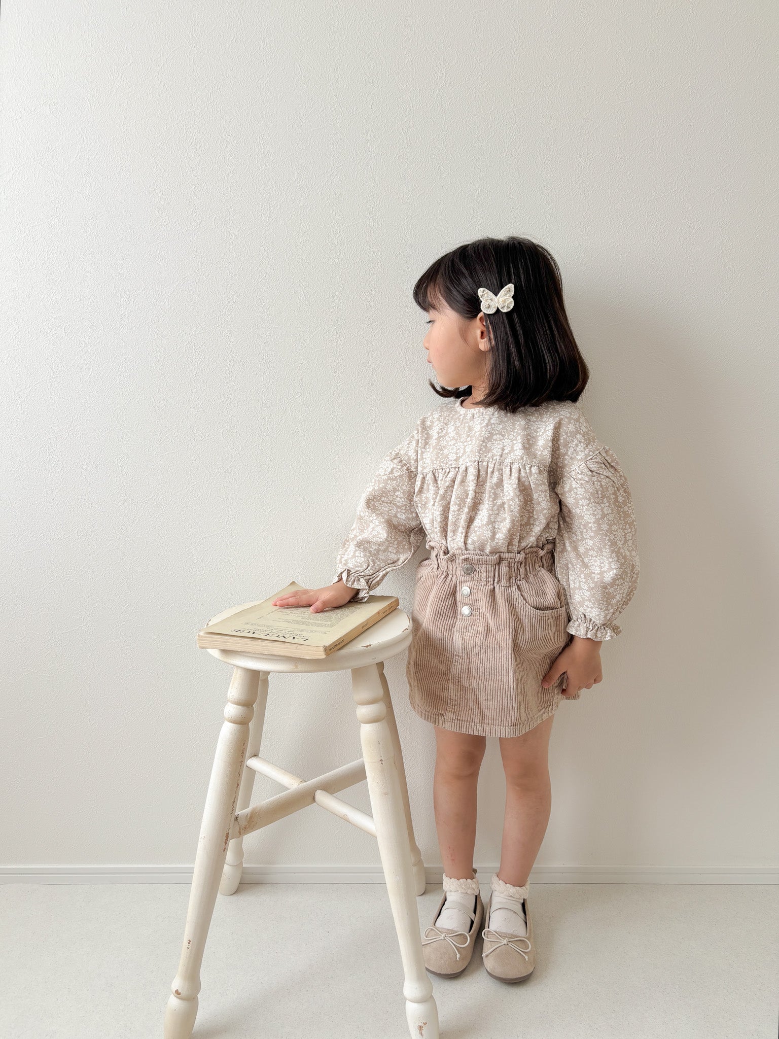 Flower cotton blouse