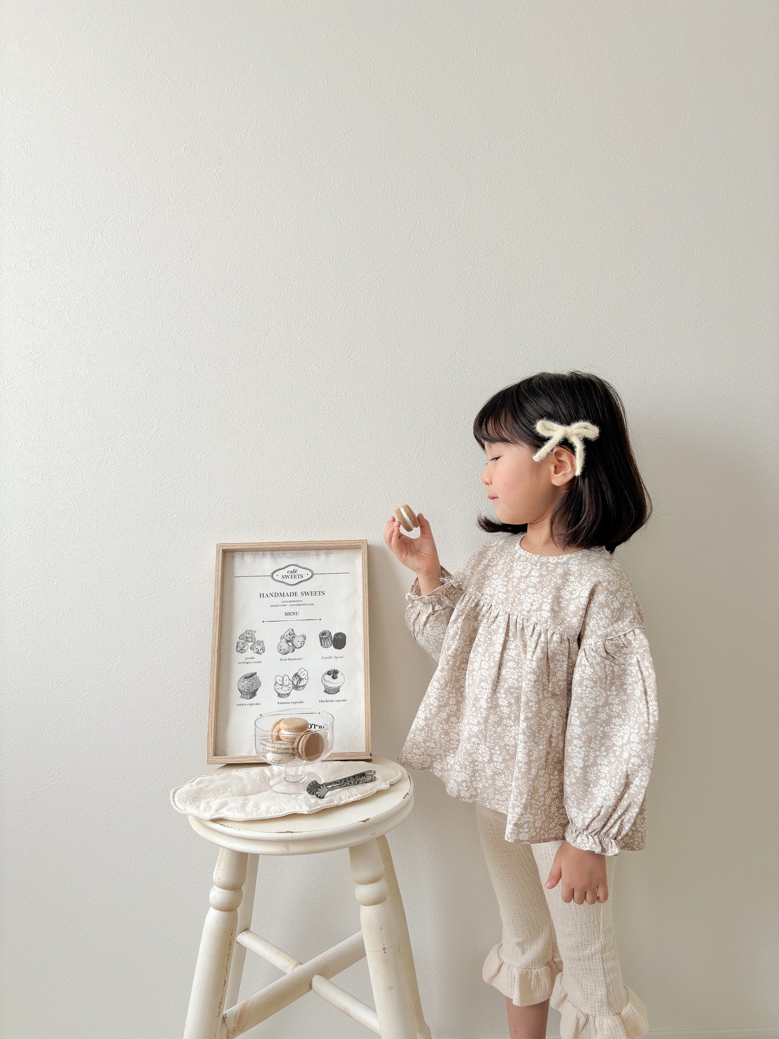 Flower cotton blouse